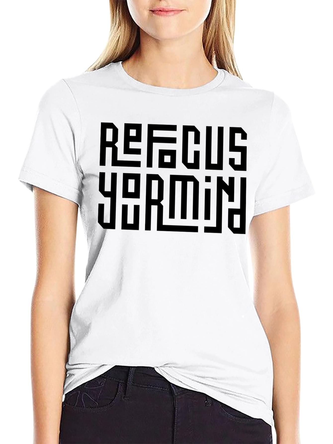 Refocus Your Mind T-Shirt Black
