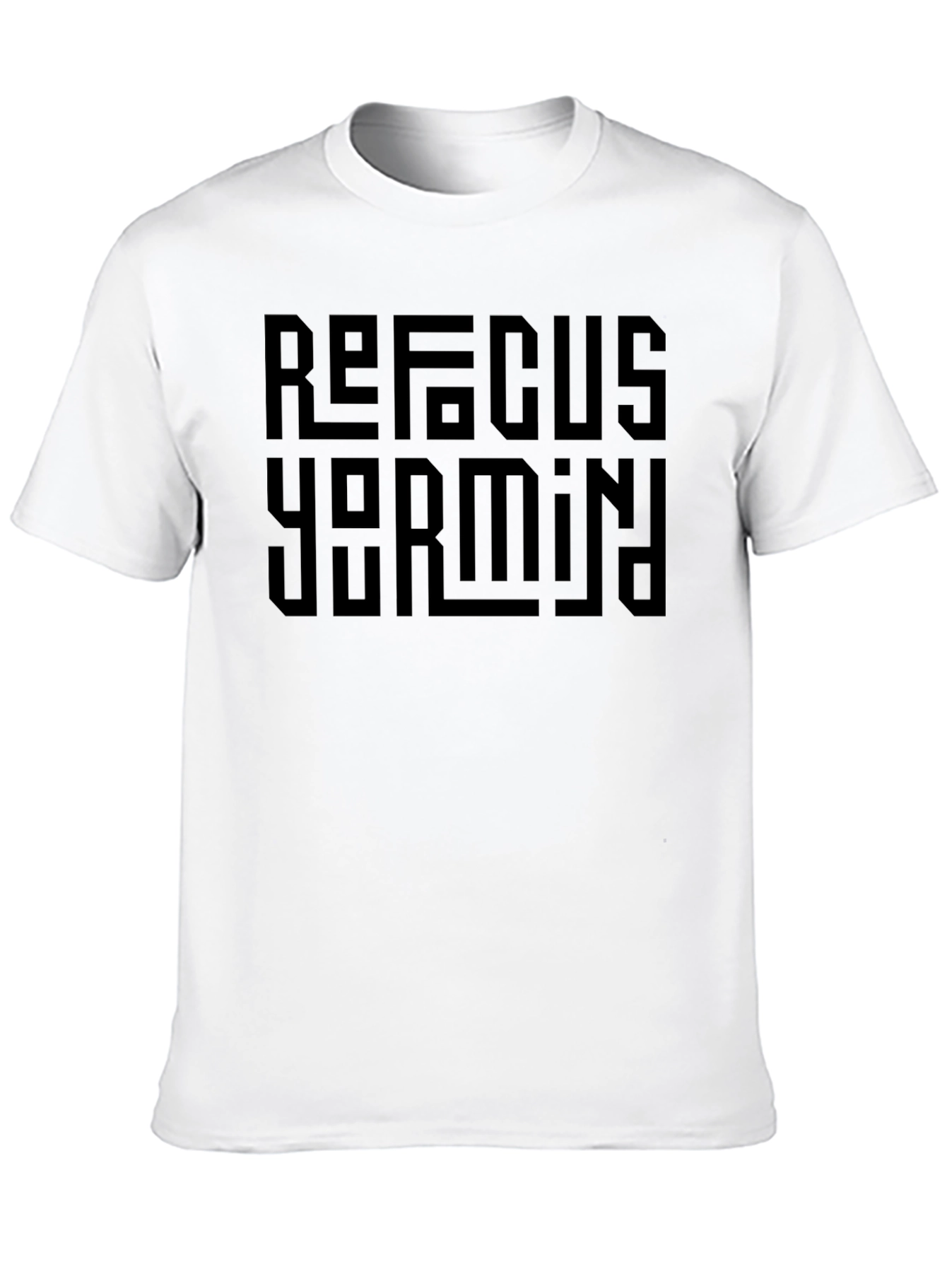Refocus Your Mind T-Shirt Black