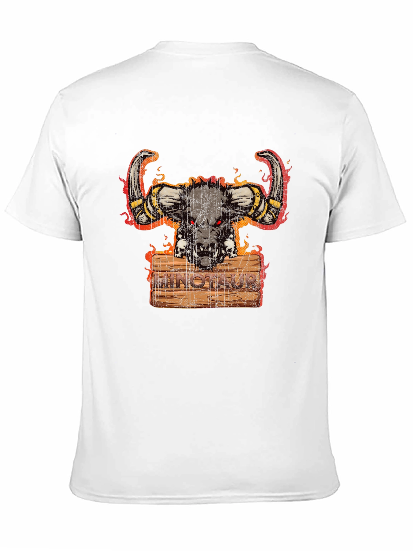 Minotaur Graphic Tee - Fierce Mythical Creature Design