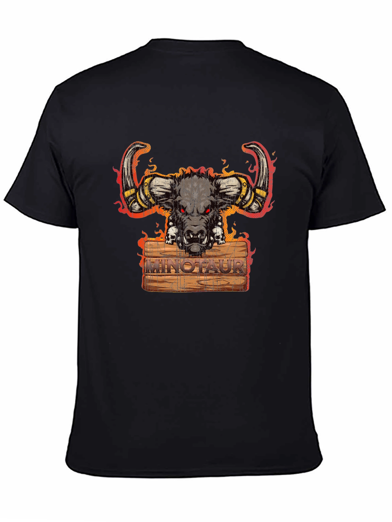 Minotaur Graphic Tee - Fierce Mythical Creature Design