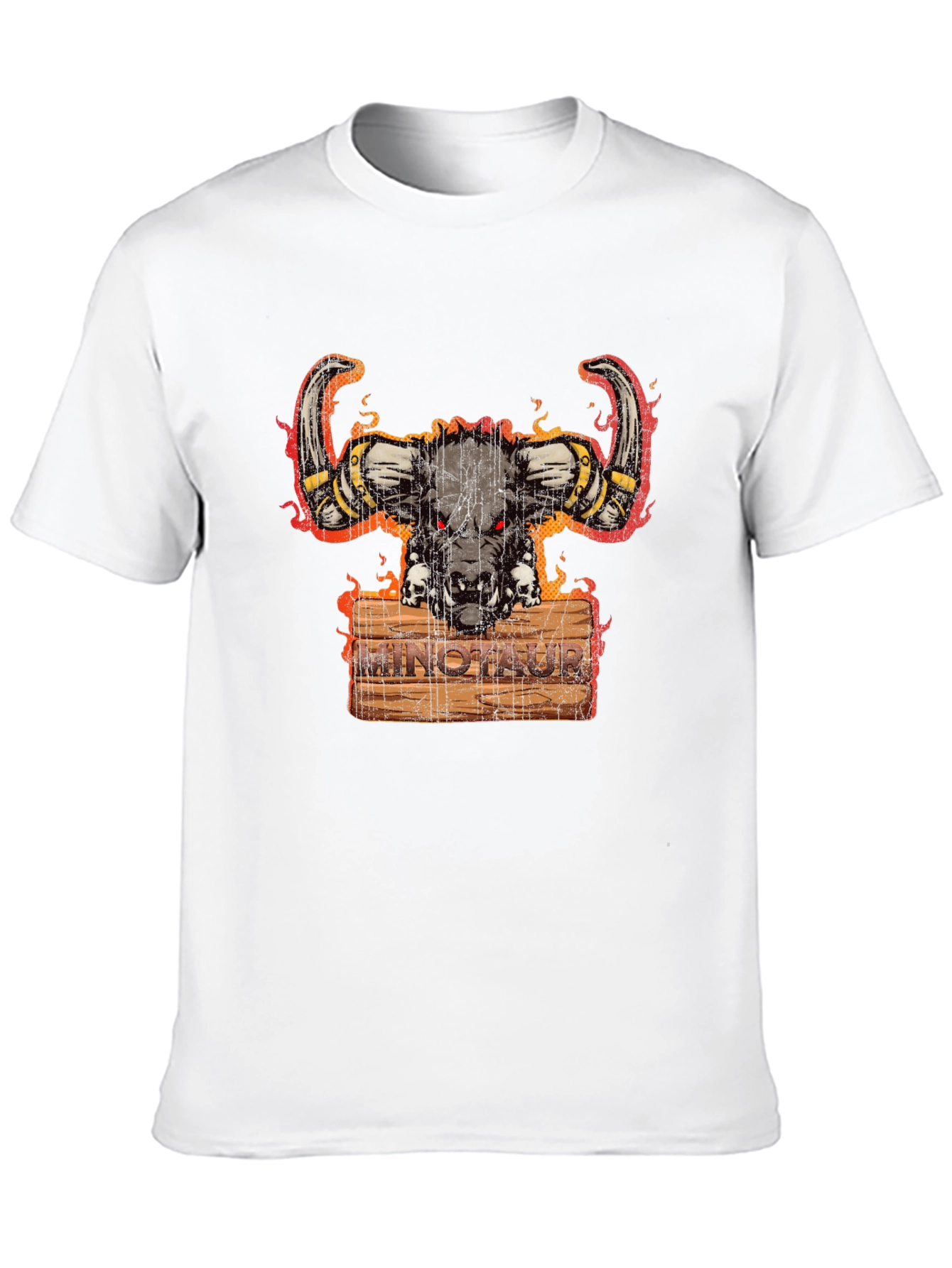 Minotaur Graphic Tee - Fierce Mythical Creature Design