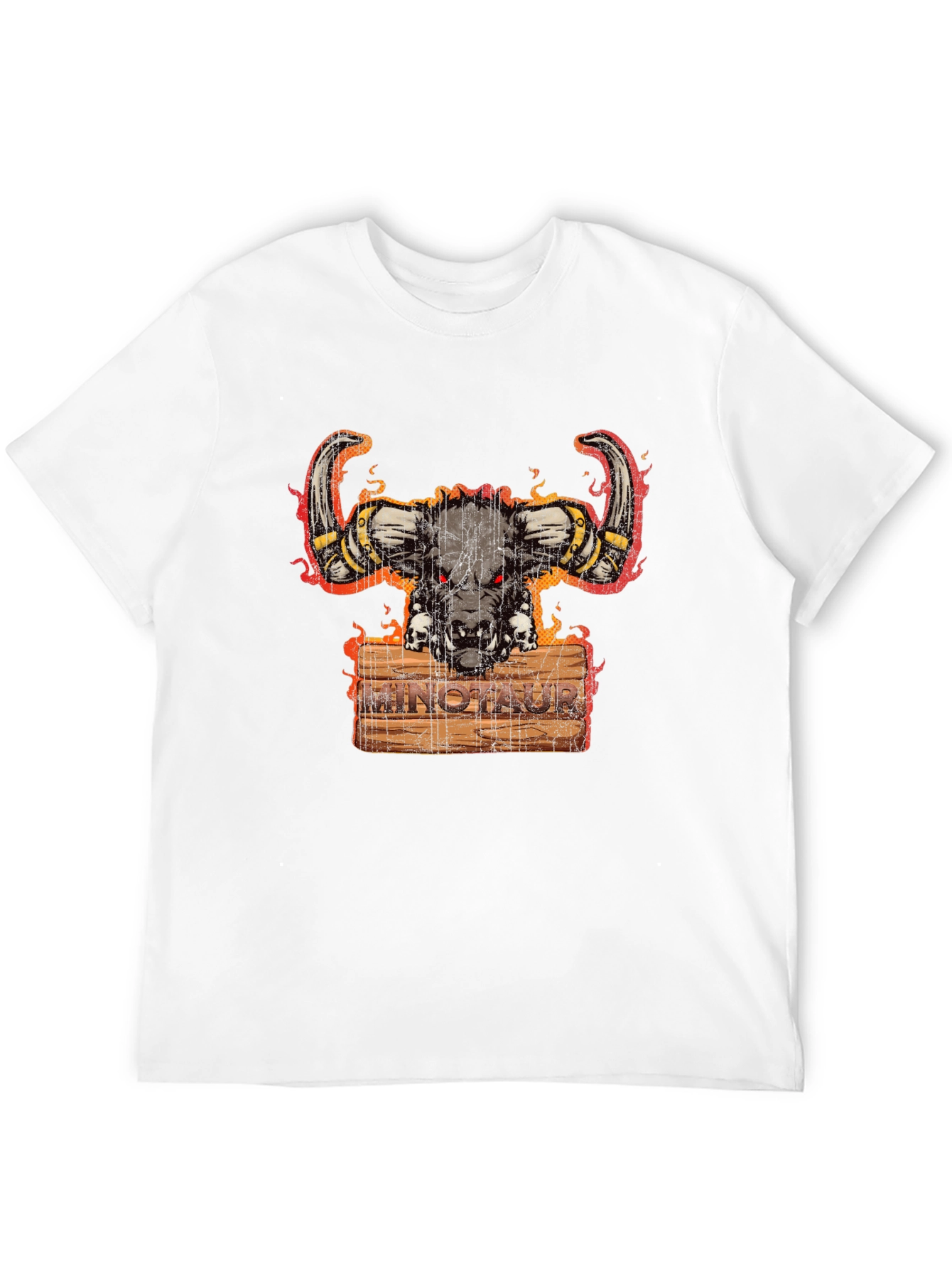 Minotaur Graphic Tee - Fierce Mythical Creature Design