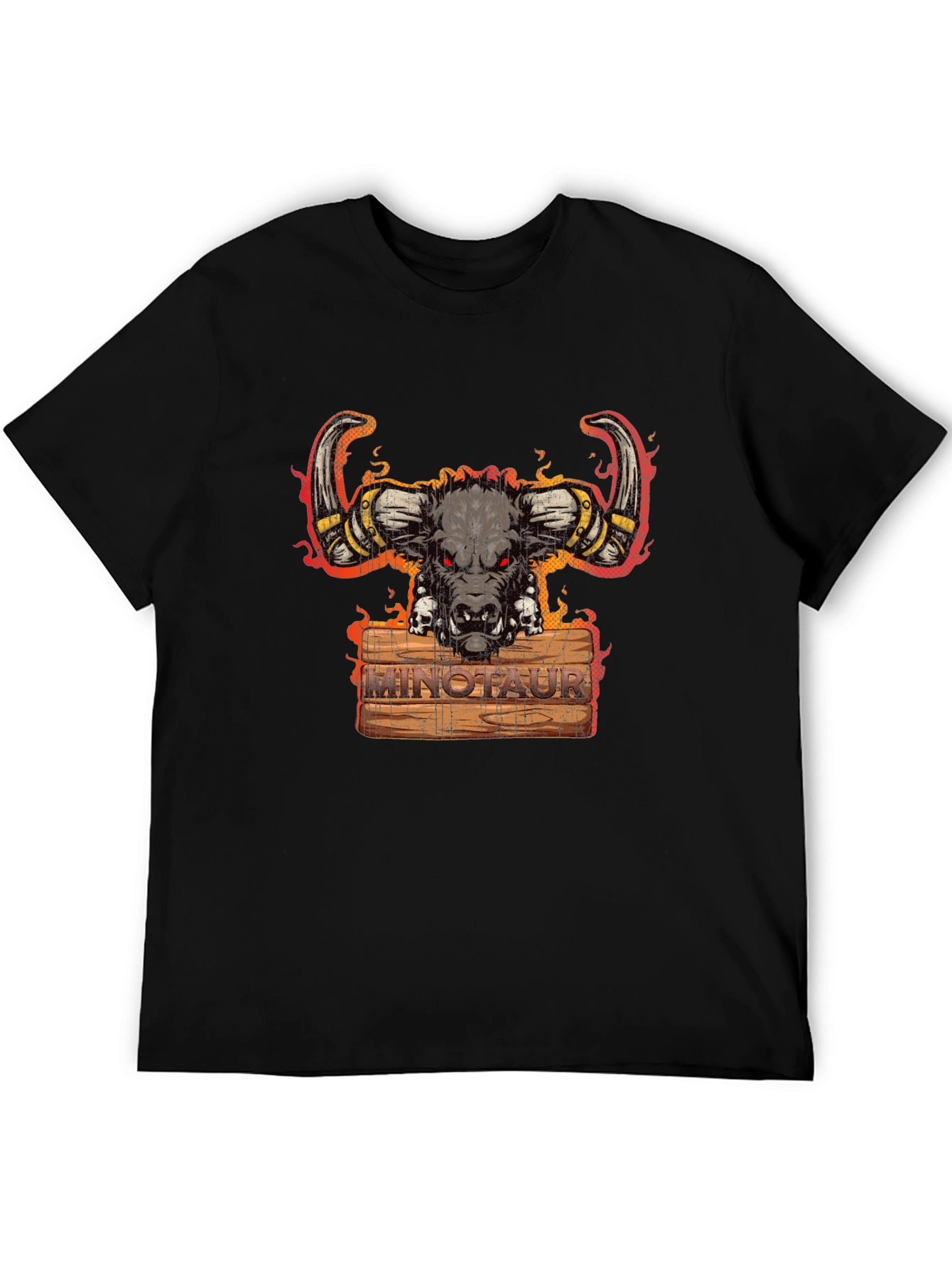 Minotaur Graphic Tee - Fierce Mythical Creature Design