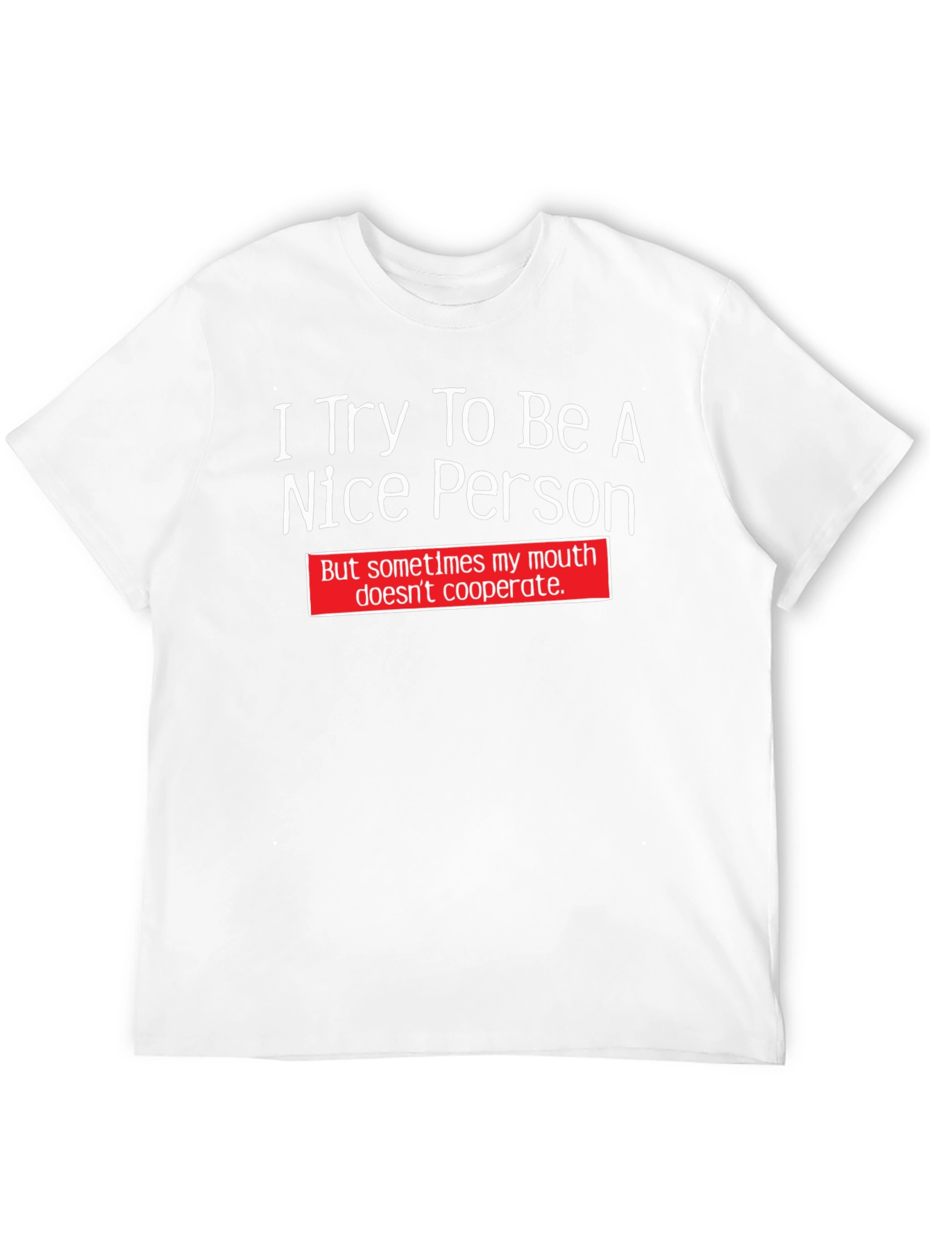 Funny T-Shirt: I Try To Be A Nice Person