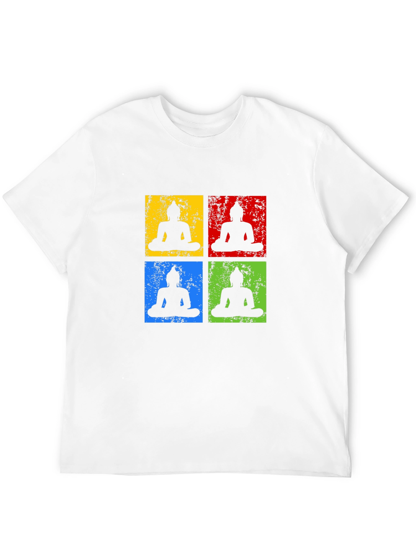 Buddha Pop Art T-Shirt - Zen Meditation Tee
