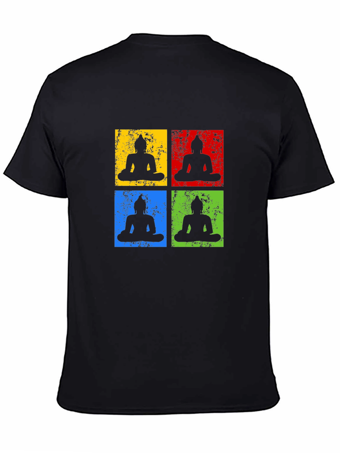 Buddha Pop Art T-Shirt - Zen Meditation Tee