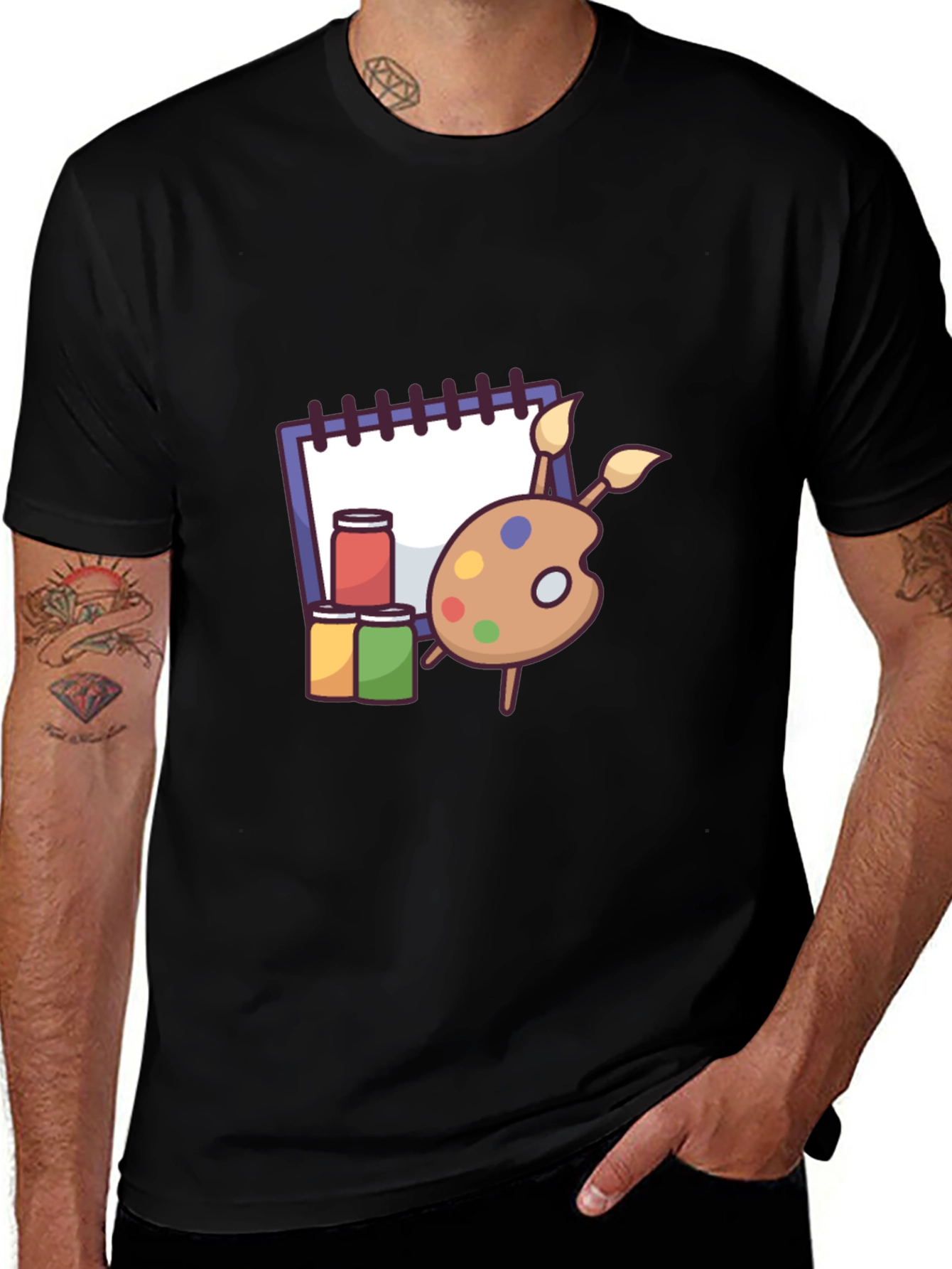 Artist Palette T-Shirt - Creative Style