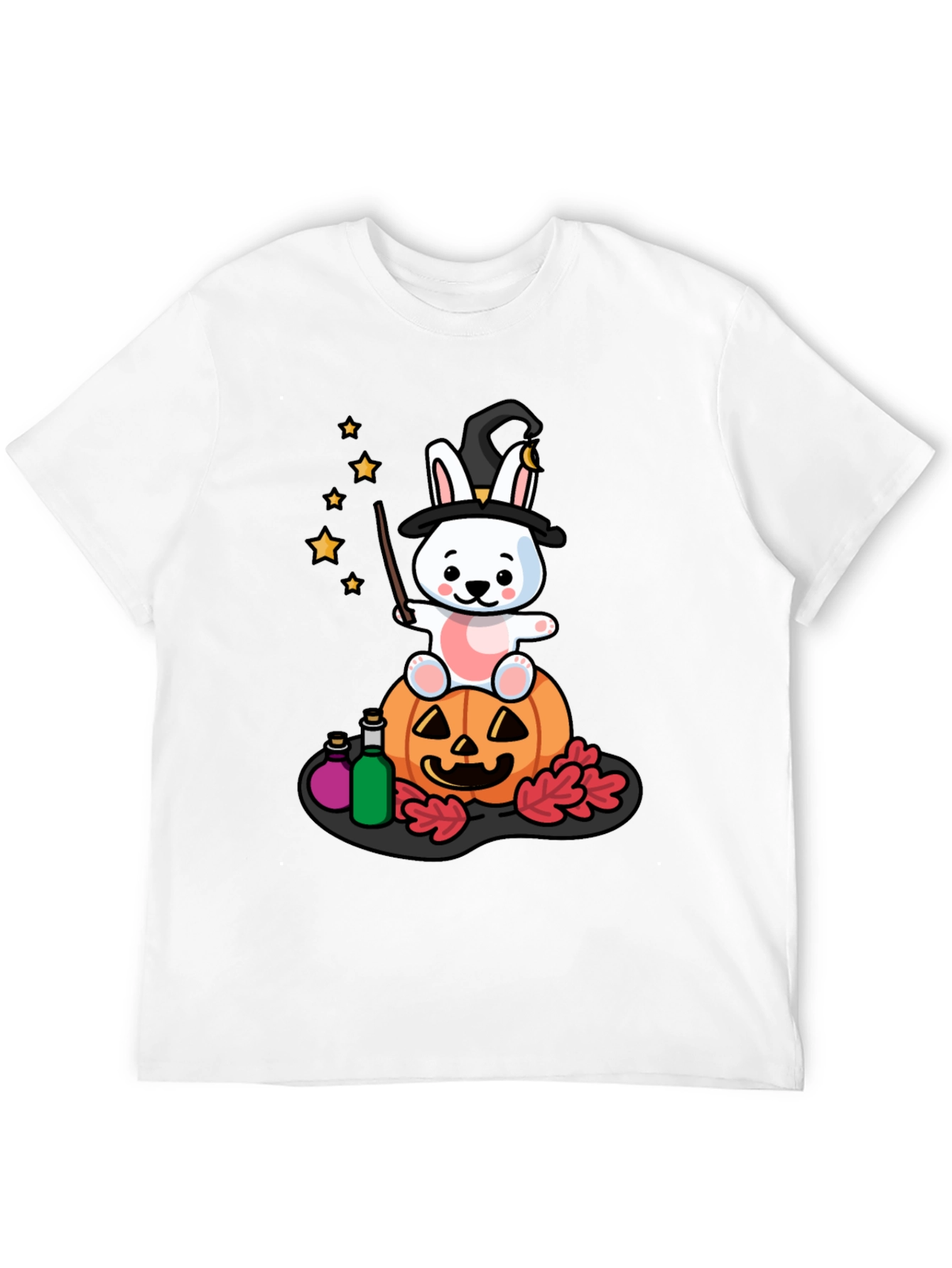 Halloween Bunny Witch T-Shirt