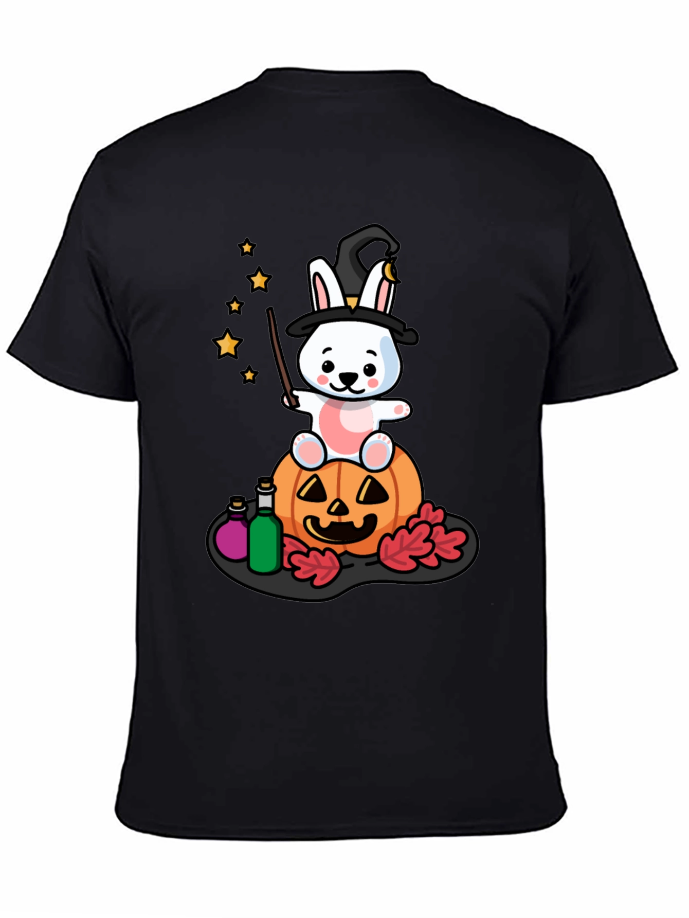Halloween Bunny Witch T-Shirt