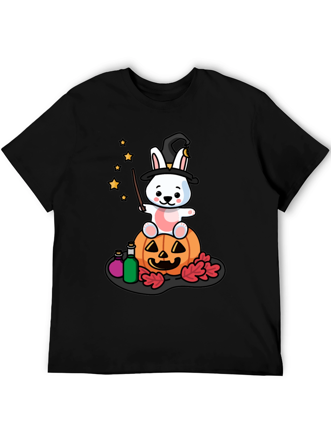 Halloween Bunny Witch T-Shirt