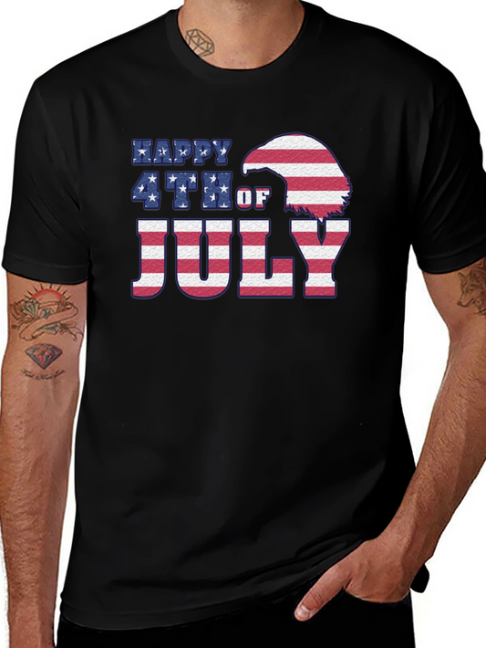 Happy 4th of July Patriotic Graphic Tee