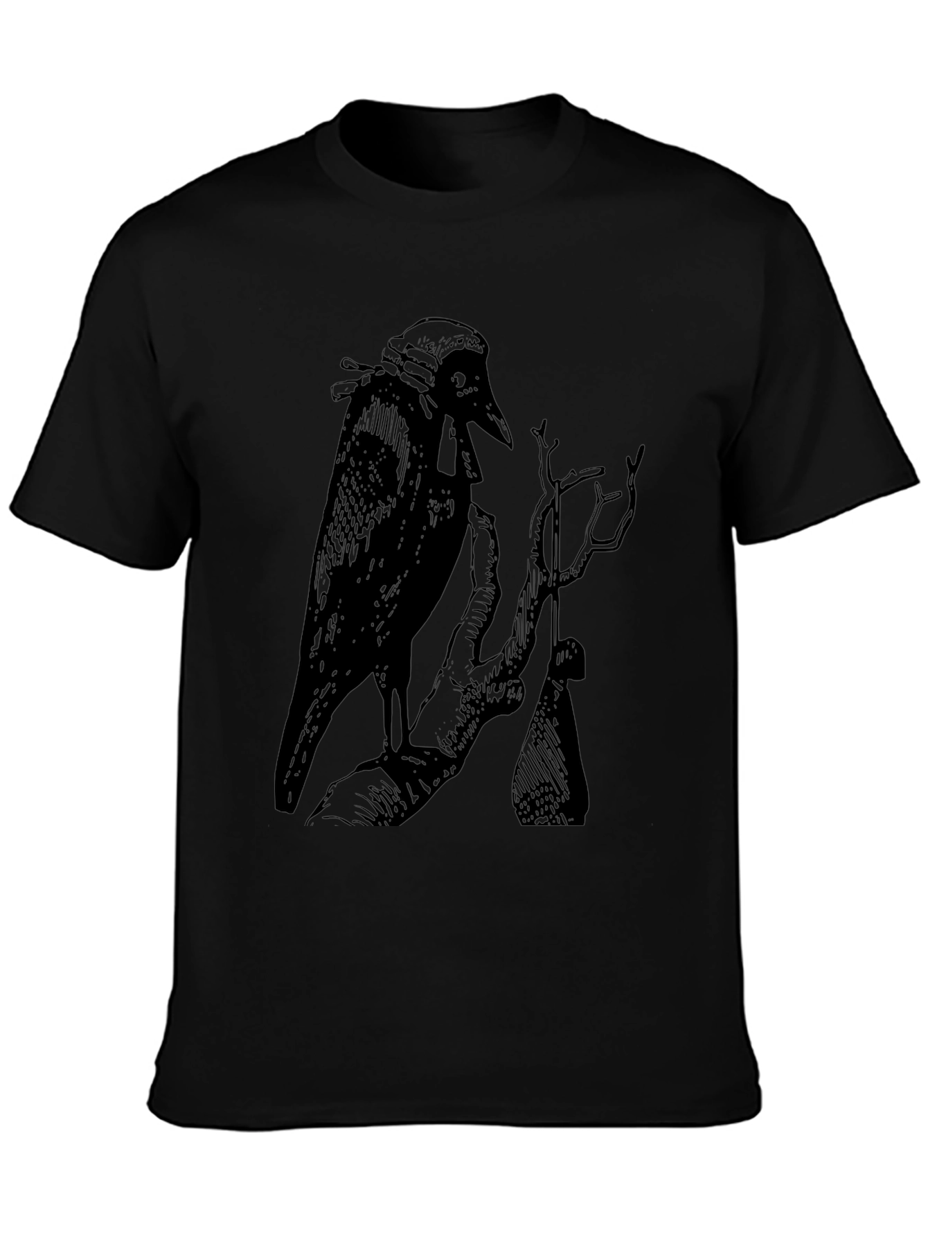 Raven Gallows Humor Graphic Tee