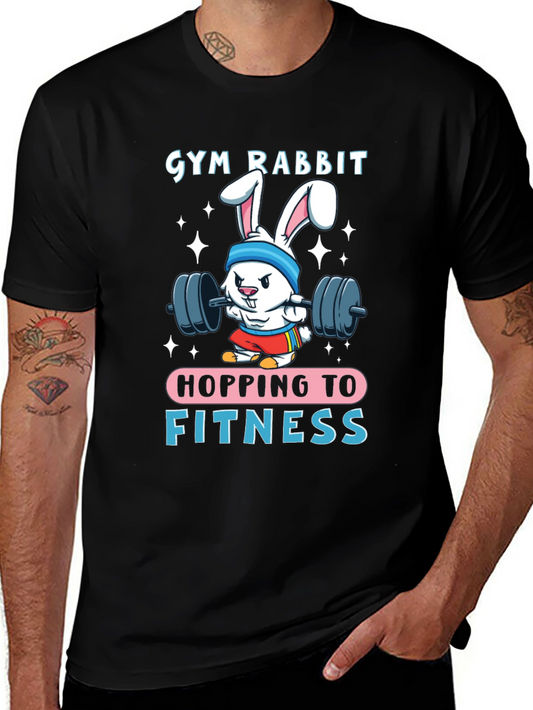 Gym Rabbit Fitness T-Shirt - Hopping to Greatness!