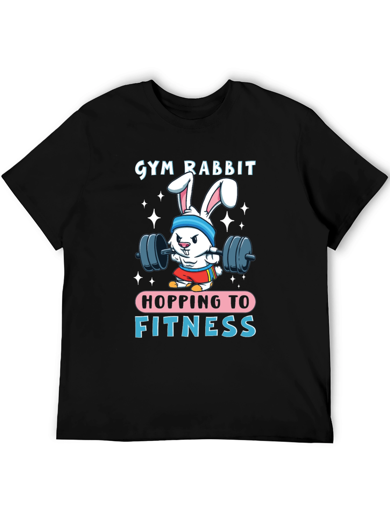 Gym Rabbit Fitness T-Shirt - Hopping to Greatness!