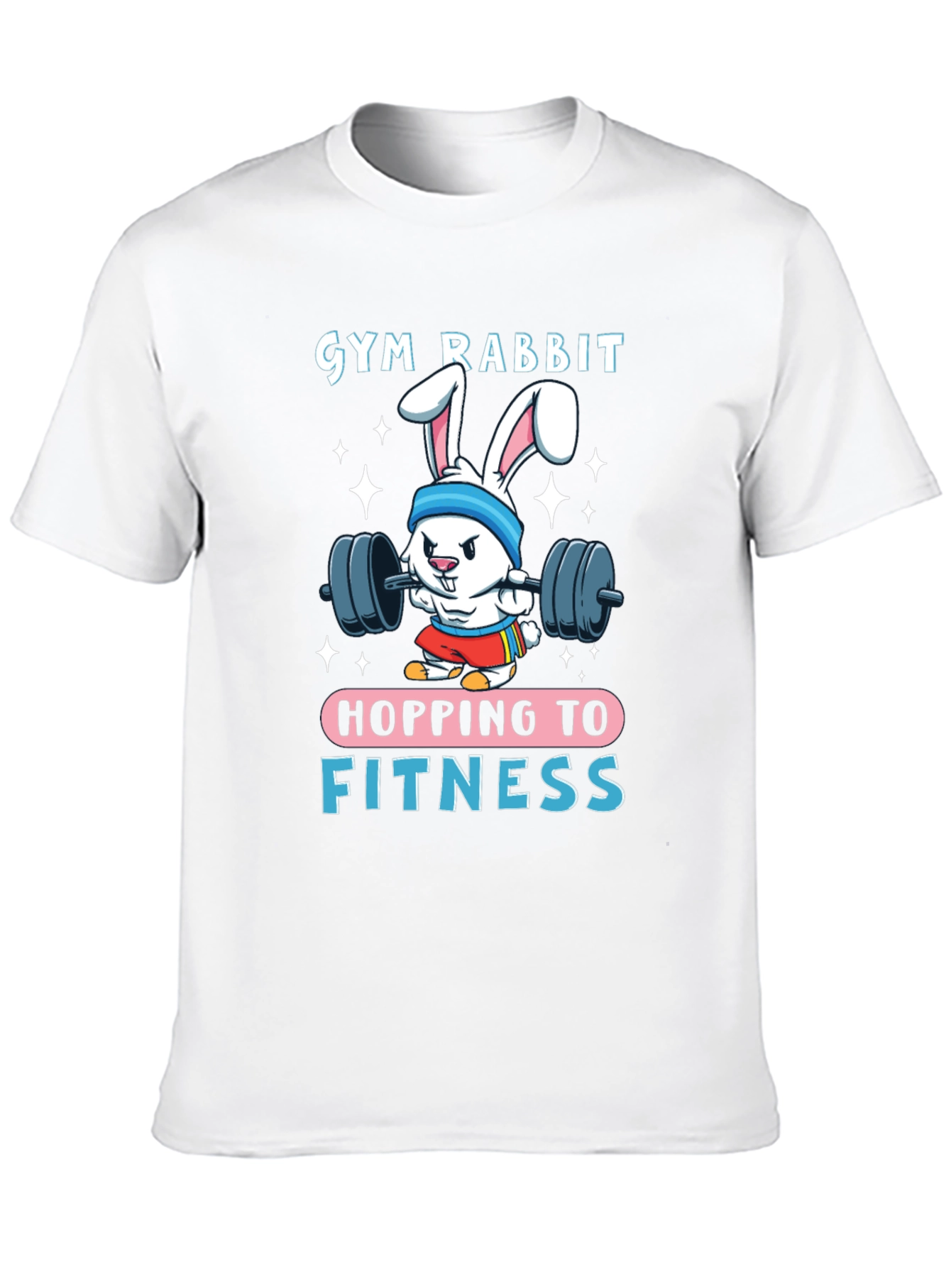 Gym Rabbit Fitness T-Shirt - Hopping to Greatness!
