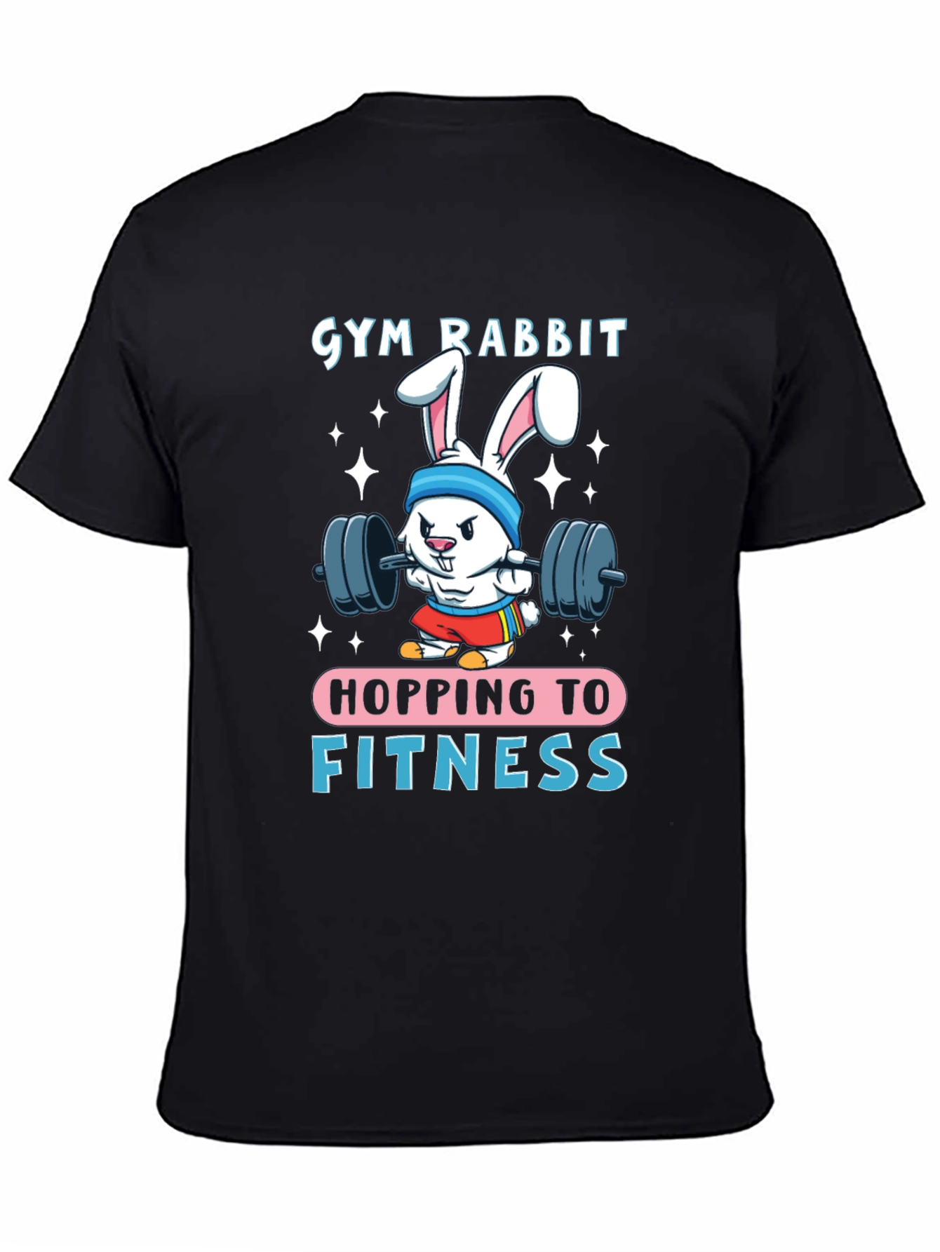 Gym Rabbit Fitness T-Shirt - Hopping to Greatness!