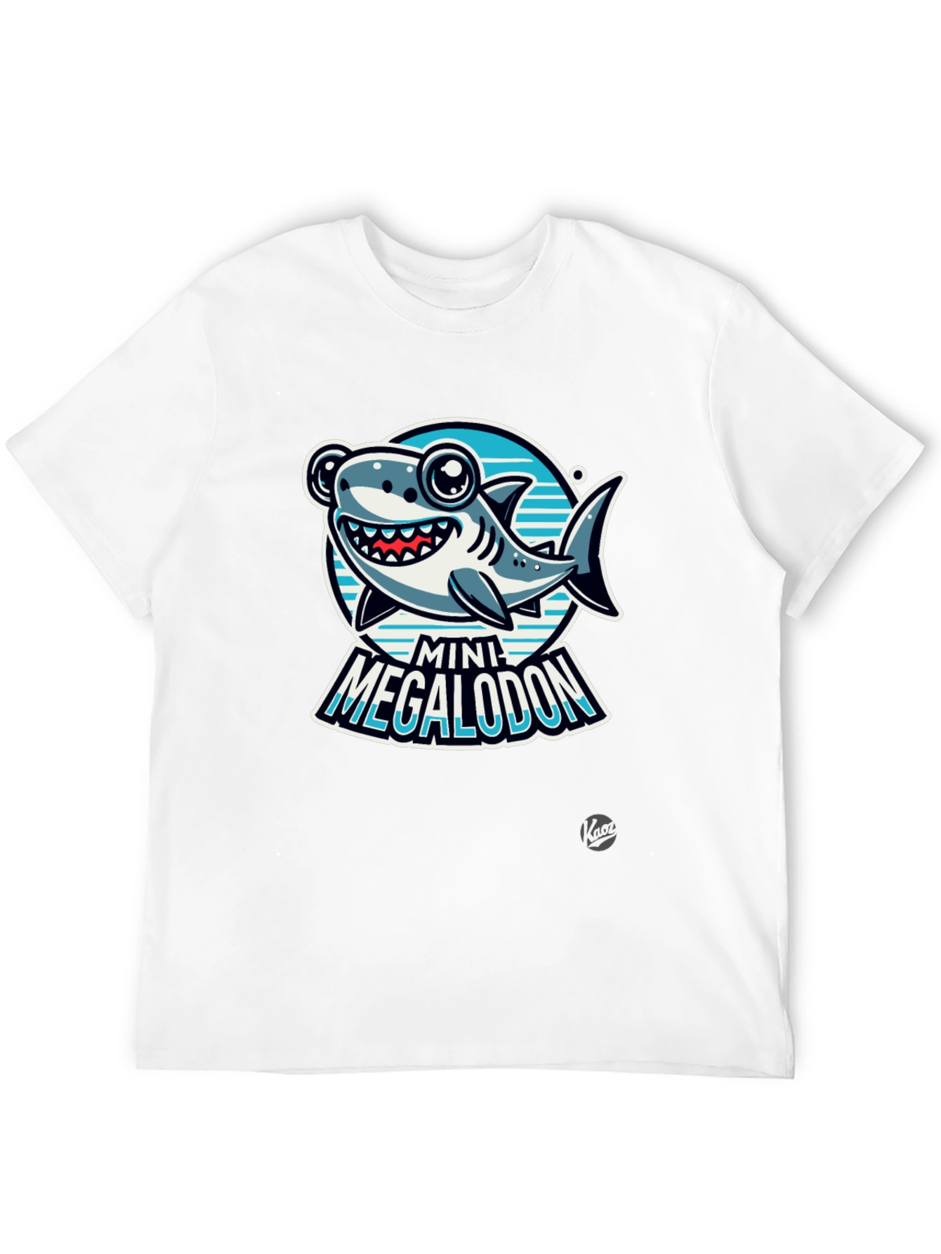 Mini Megalodon Graphic Black T-Shirt