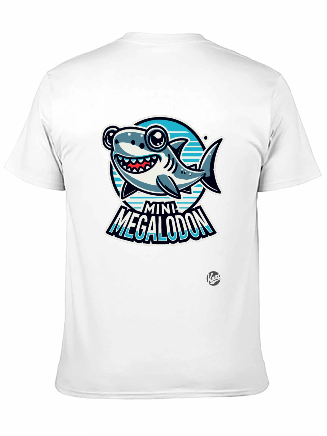 Mini Megalodon Graphic Black T-Shirt