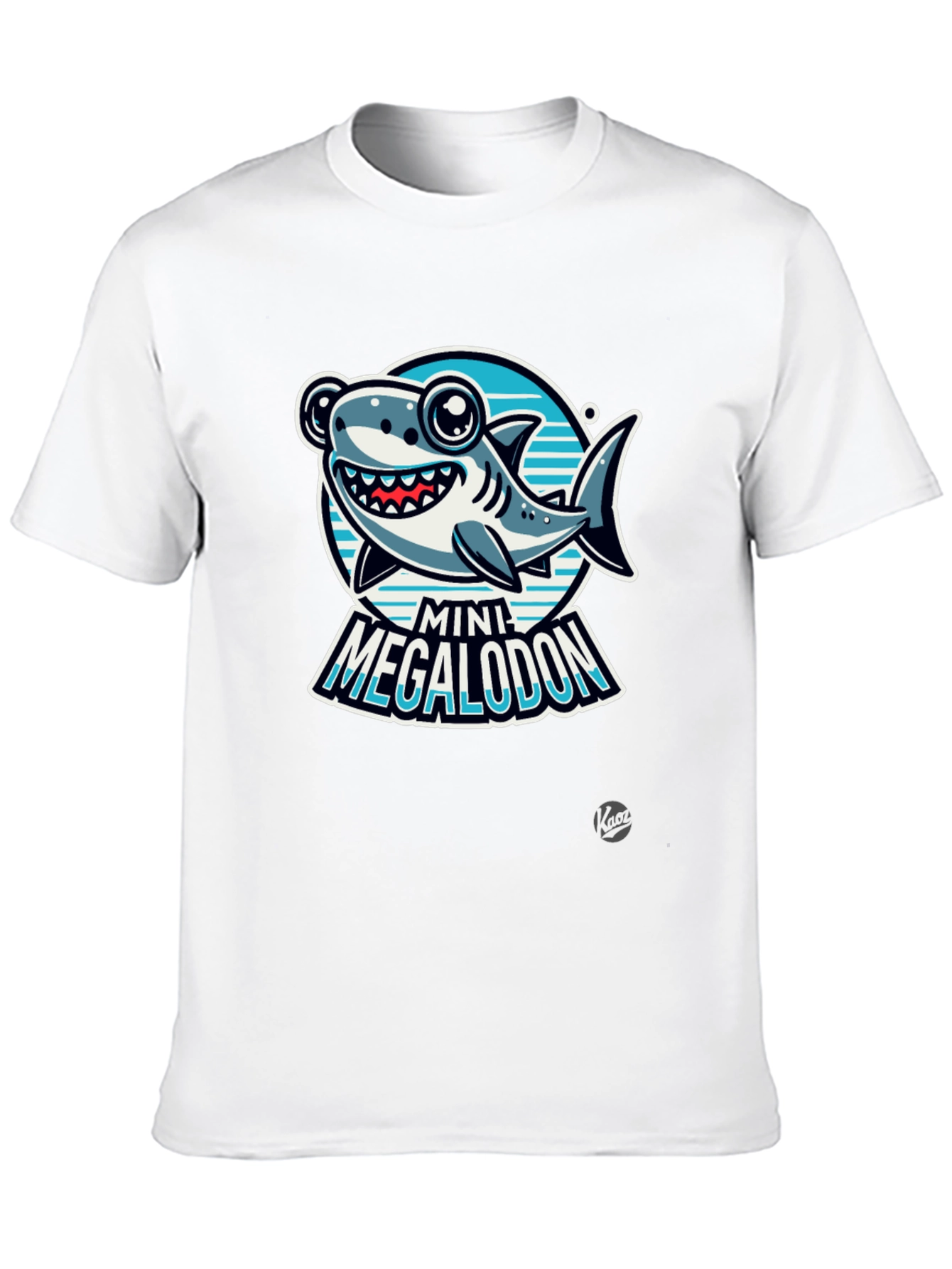 Mini Megalodon Graphic Black T-Shirt