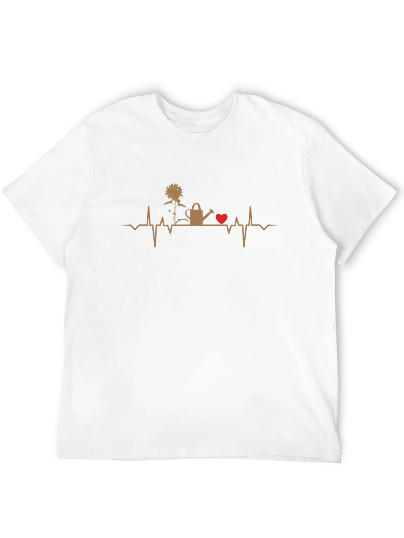 Gardening Heartbeat T-Shirt - Gardener Gift