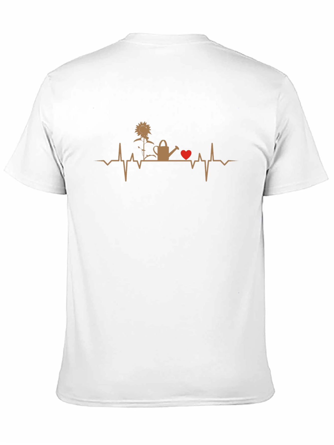 Gardening Heartbeat T-Shirt - Gardener Gift