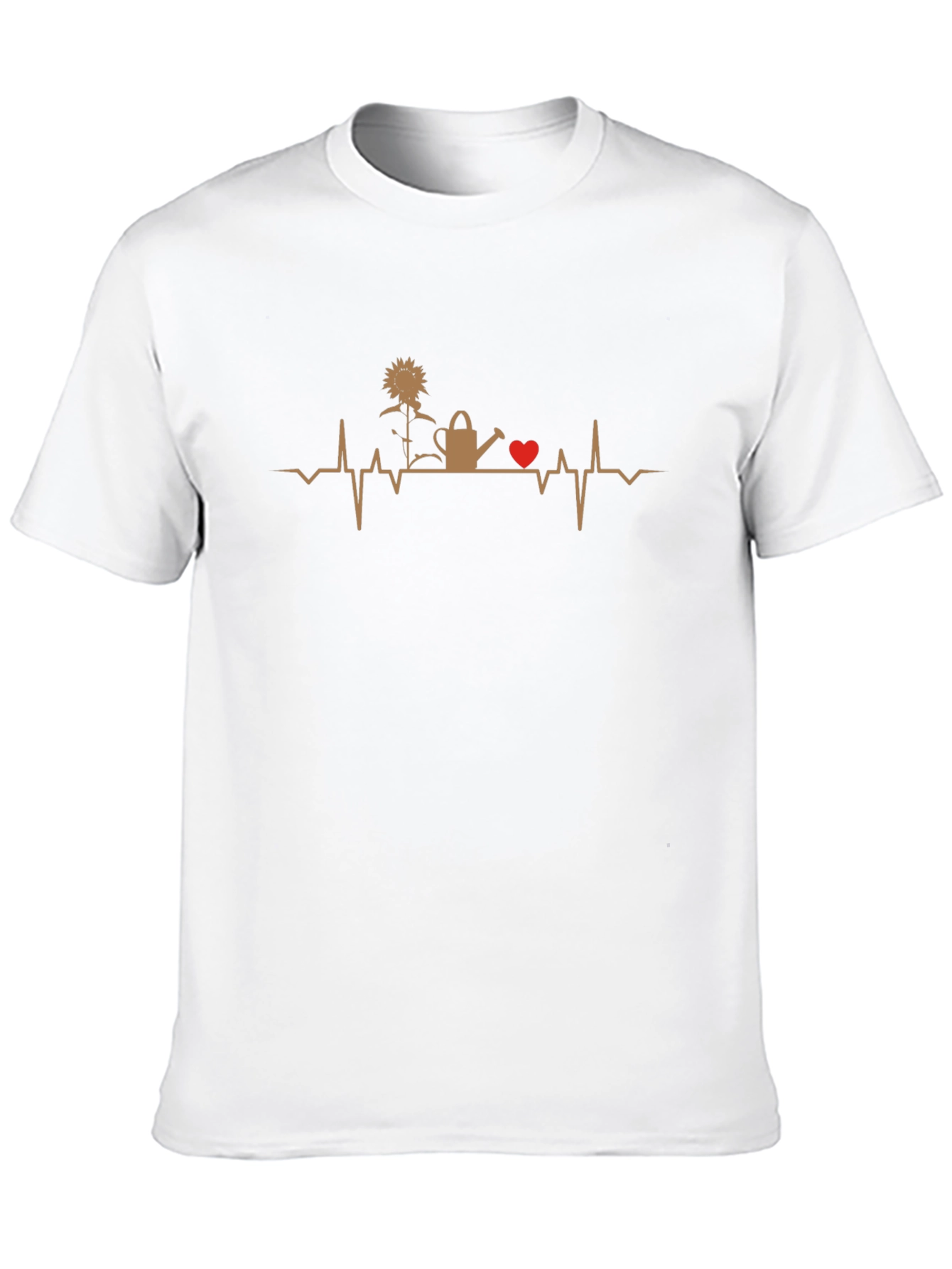 Gardening Heartbeat T-Shirt - Gardener Gift
