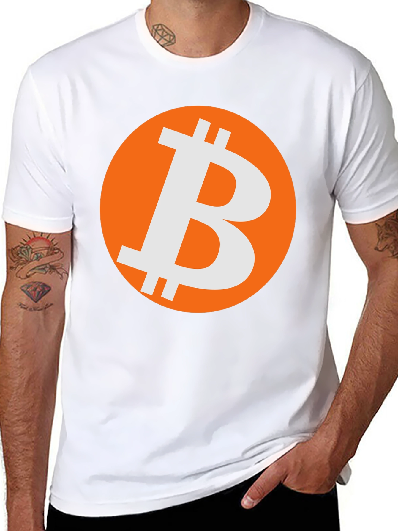 Bitcoin Logo T-Shirt - Cryptocurrency Fashion