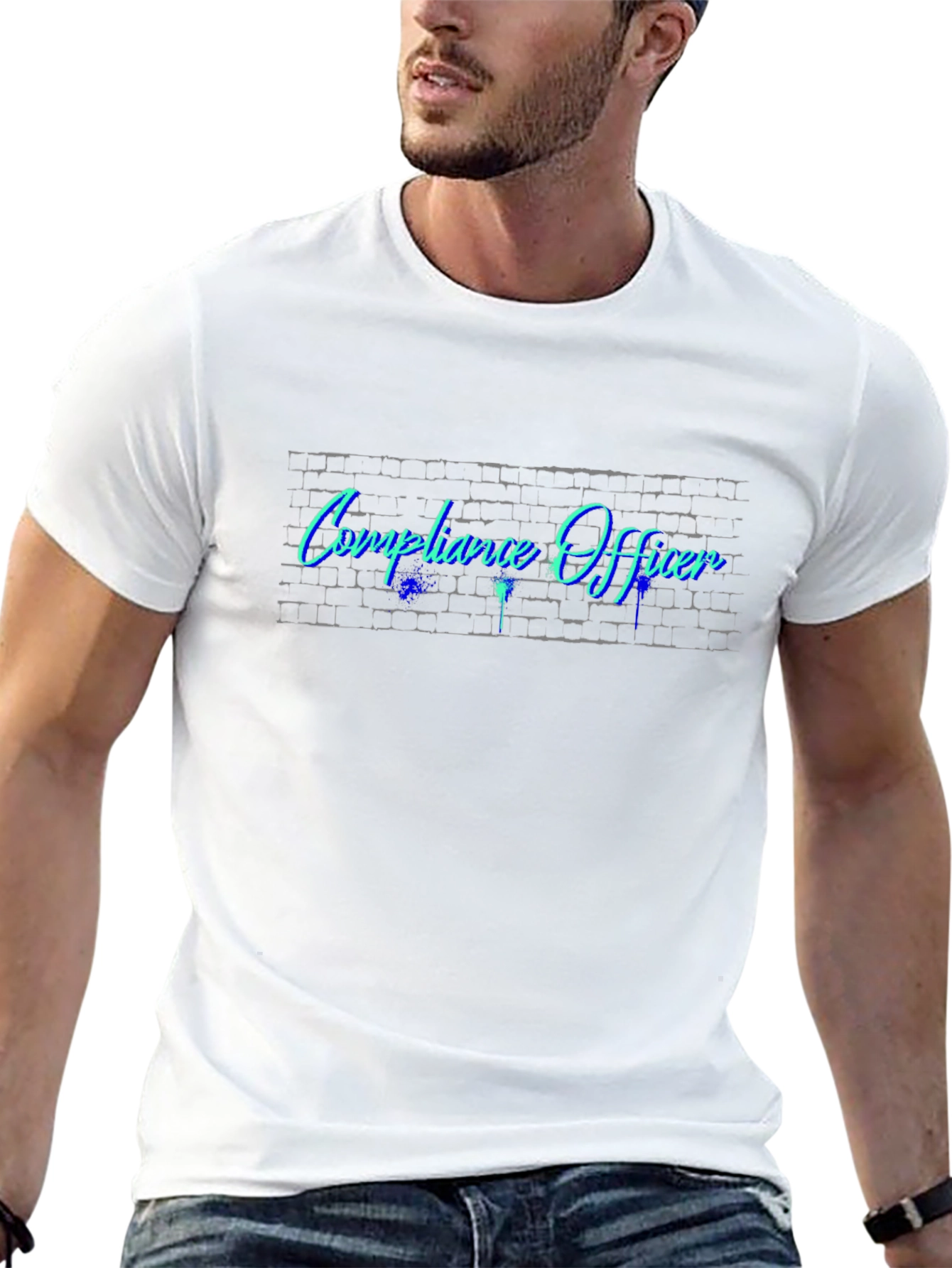 Compliance Officer Graphic T-Shirt - Black