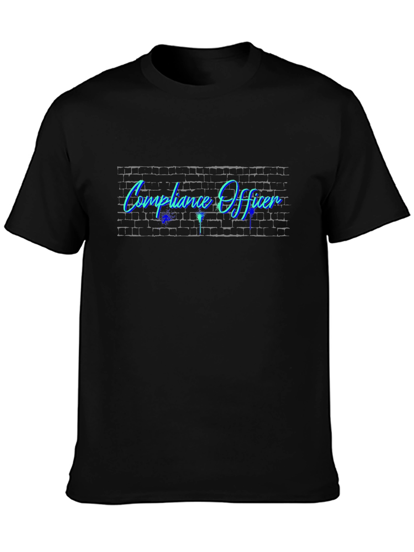Compliance Officer Graphic T-Shirt - Black