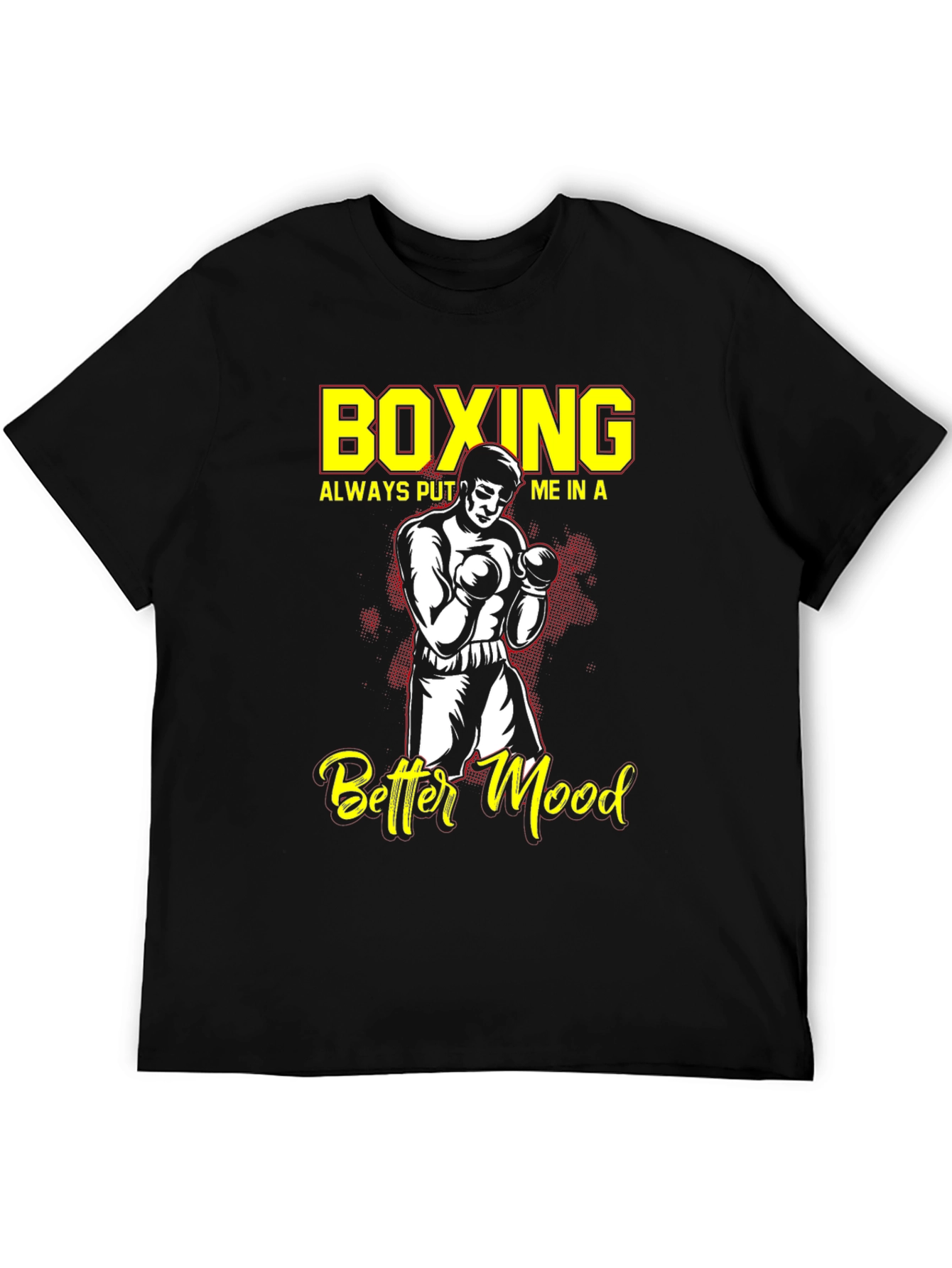 Boxing Better Mood T-Shirt Boxer Graphic Tee
