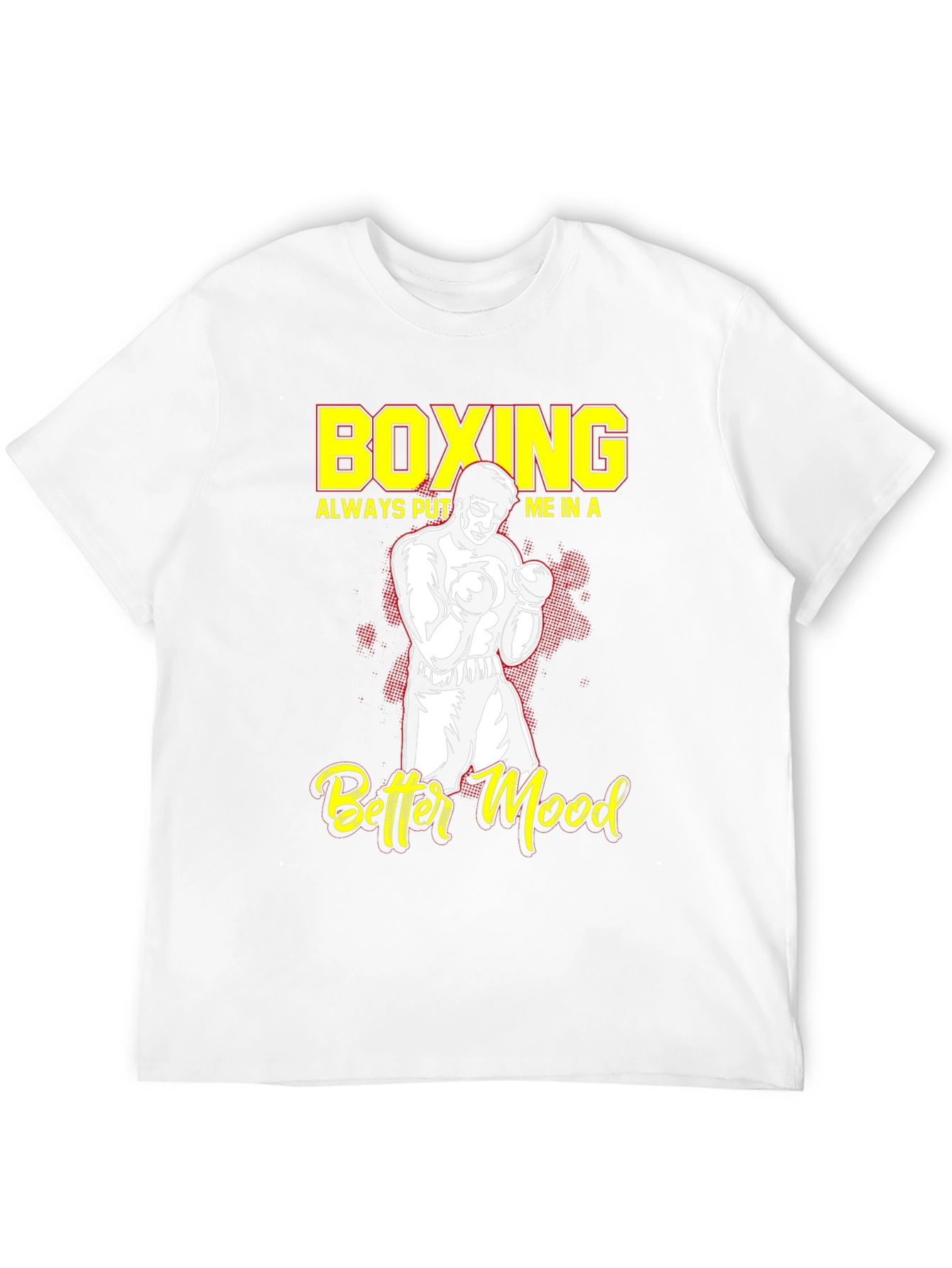 Boxing Better Mood T-Shirt Boxer Graphic Tee