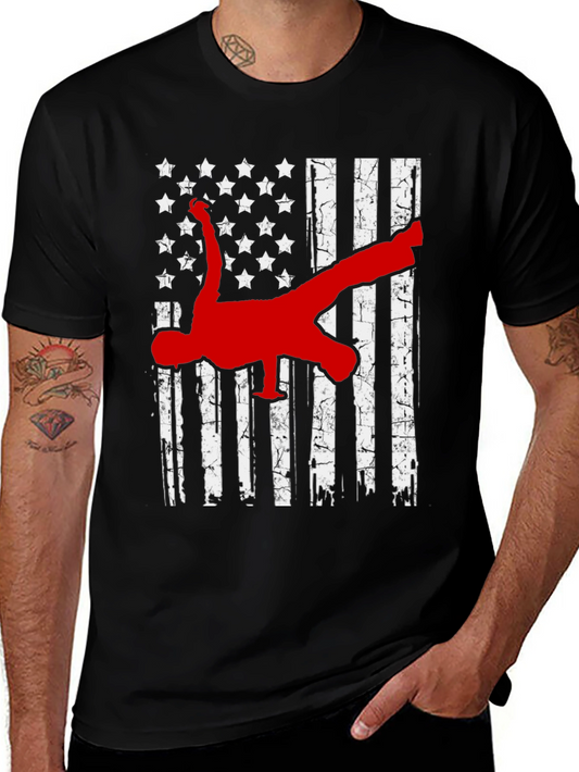 American Flag Breakdance T-Shirt