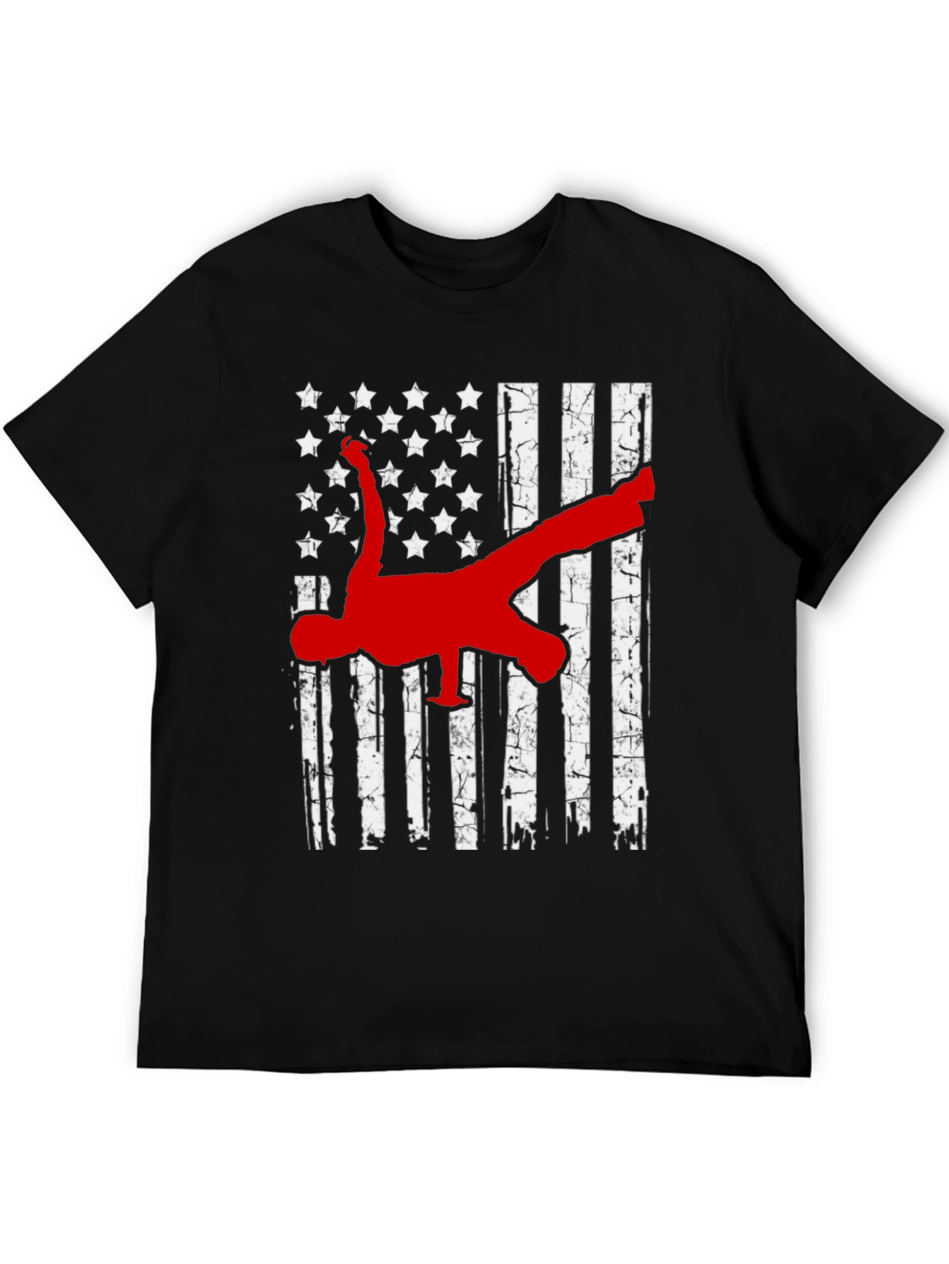 American Flag Breakdance T-Shirt