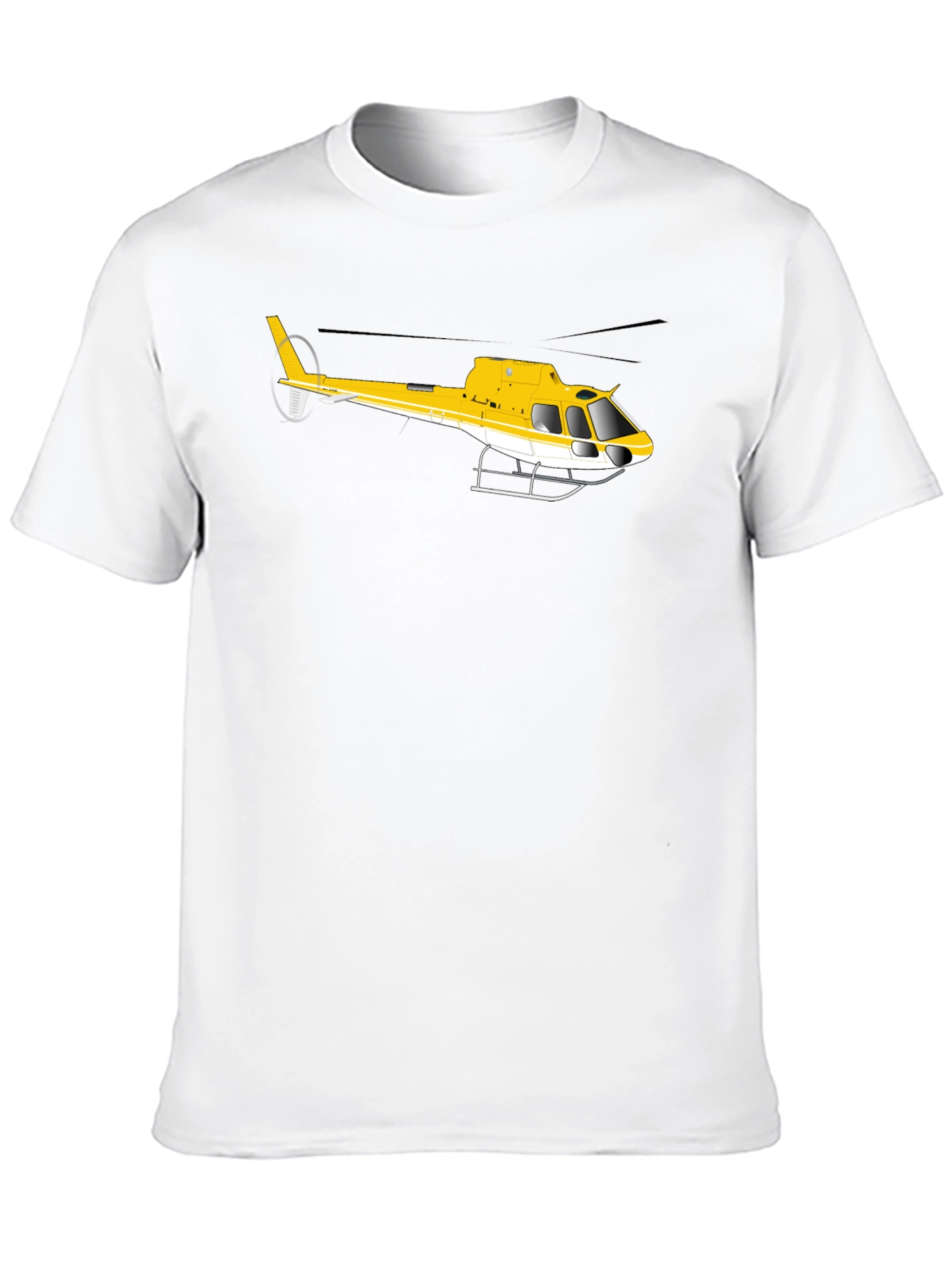 Helicopter Graphic Tee - Aviation Enthusiast Shirt