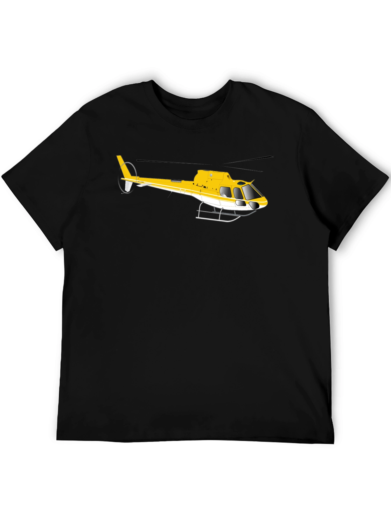 Helicopter Graphic Tee - Aviation Enthusiast Shirt