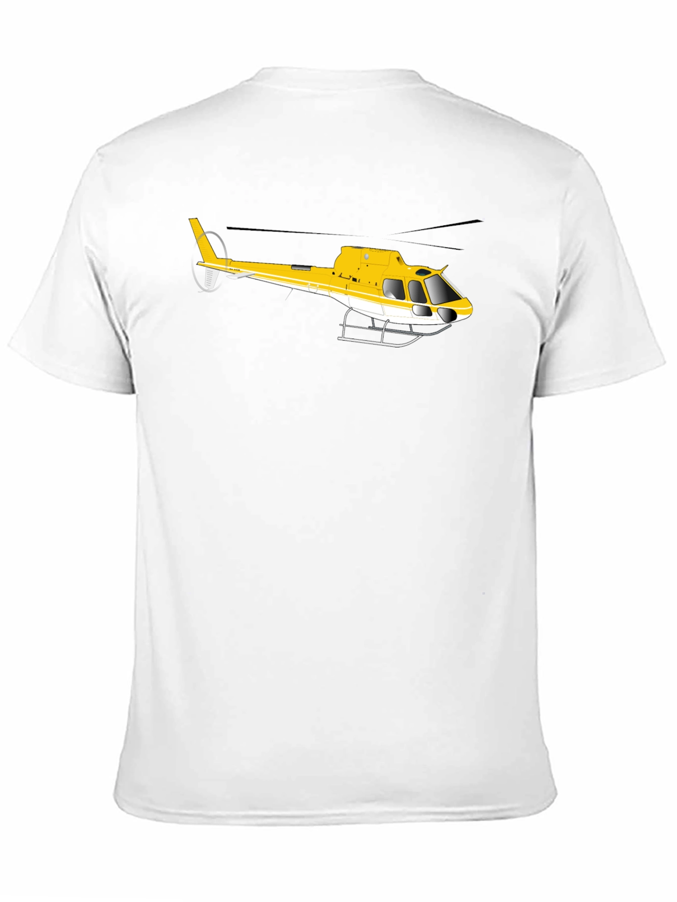Helicopter Graphic Tee - Aviation Enthusiast Shirt