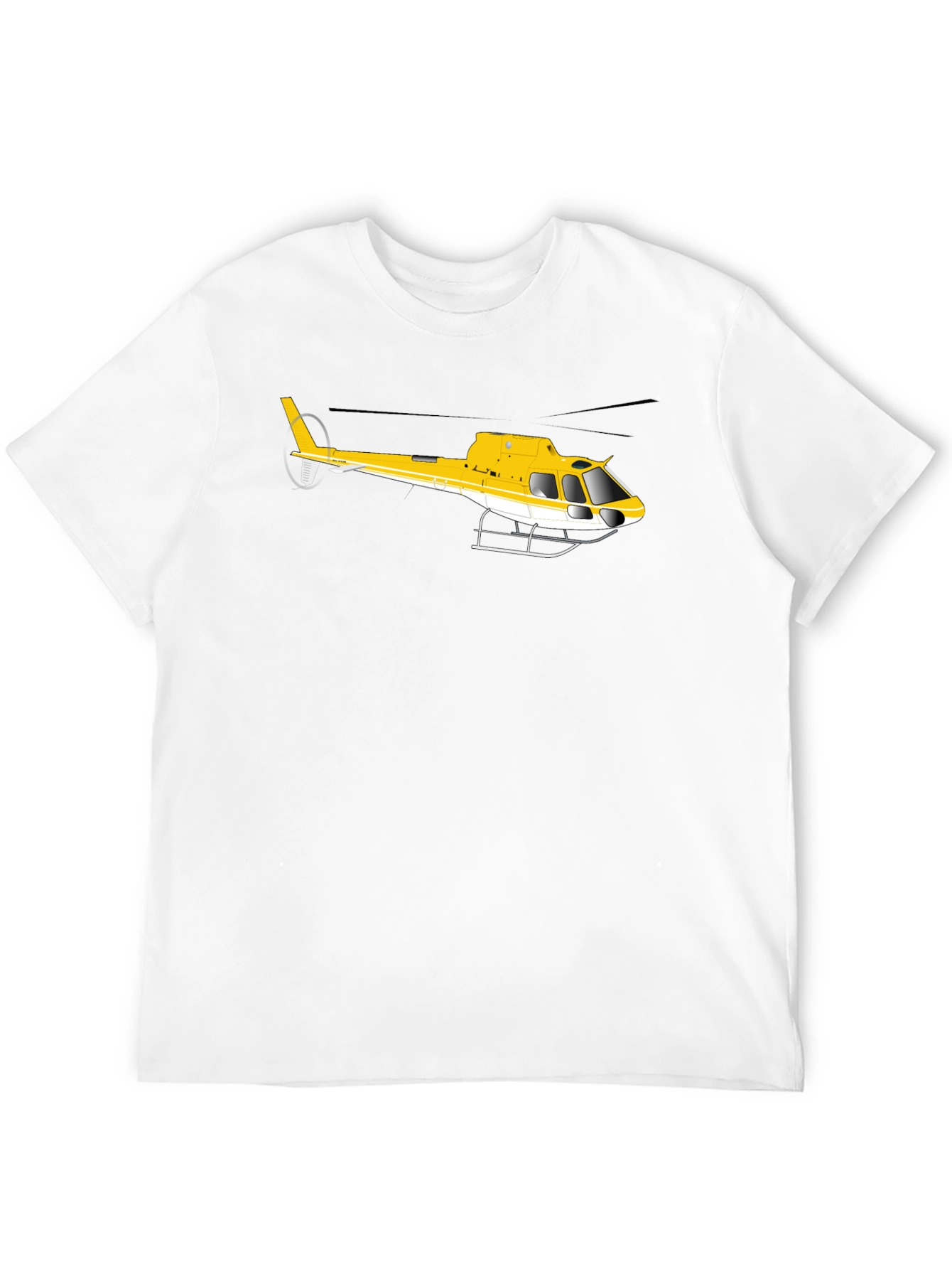 Helicopter Graphic Tee - Aviation Enthusiast Shirt