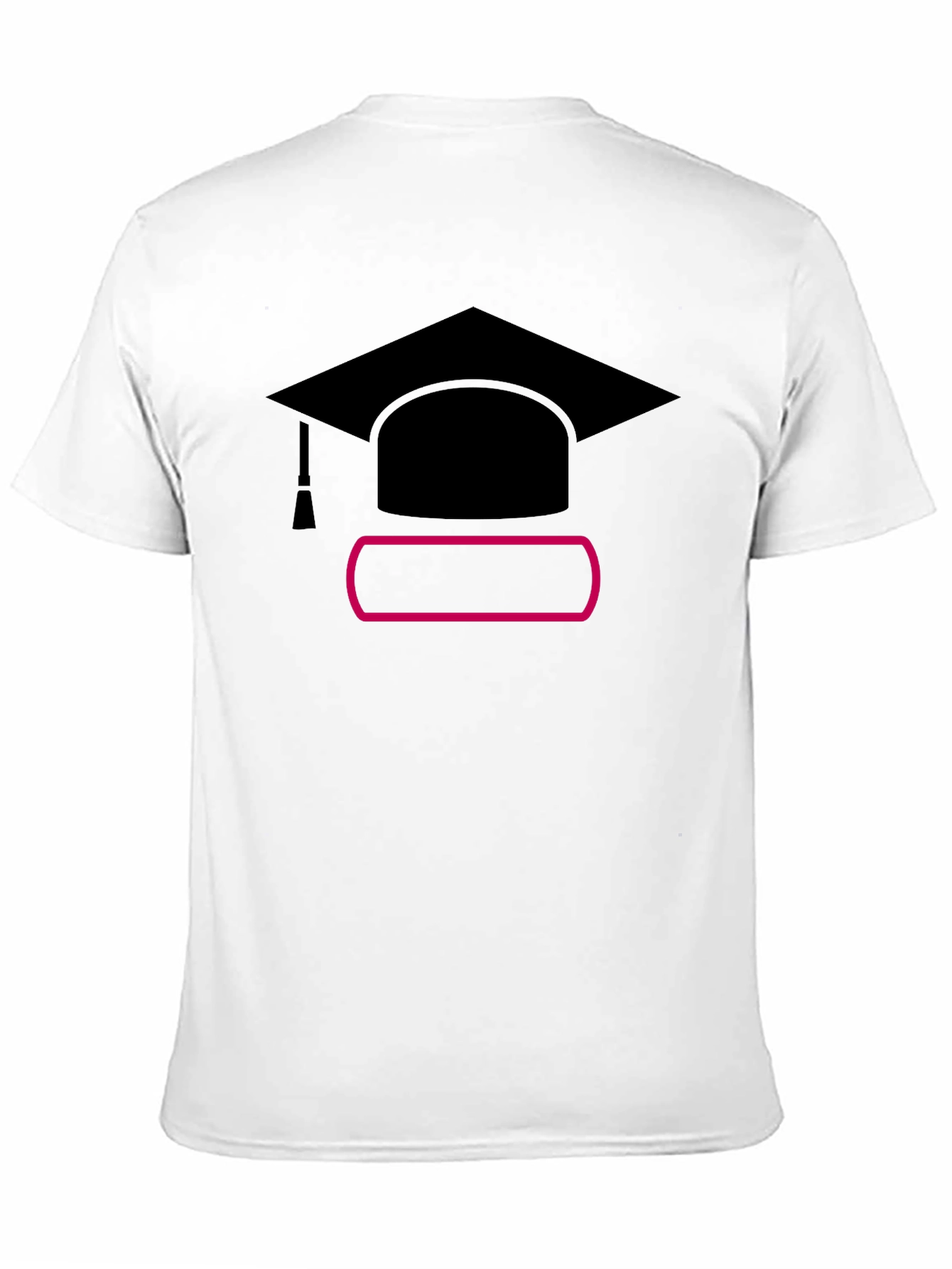 Graduation Cap Graphic T-Shirt - Unisex Black Tee