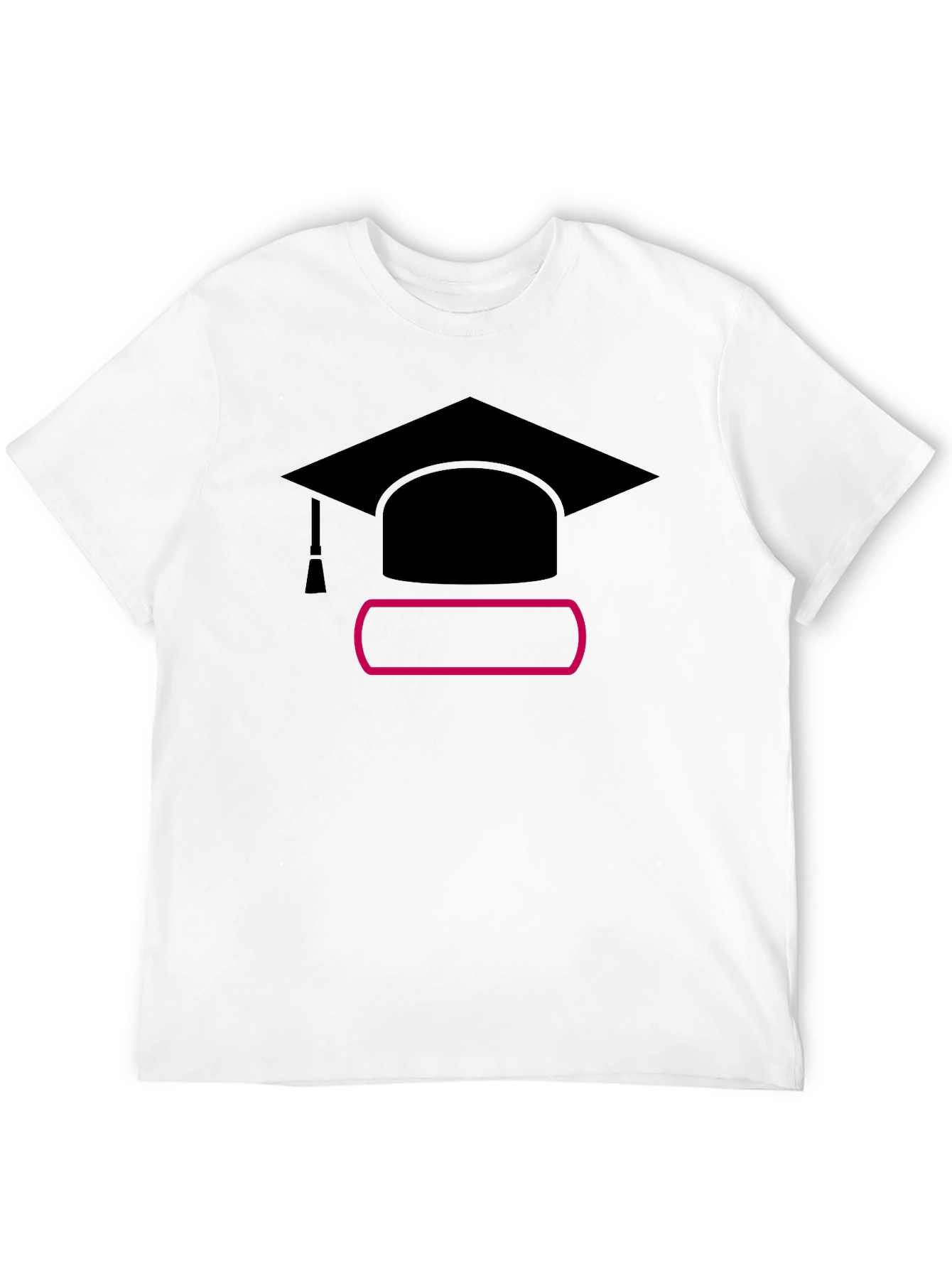Graduation Cap Graphic T-Shirt - Unisex Black Tee