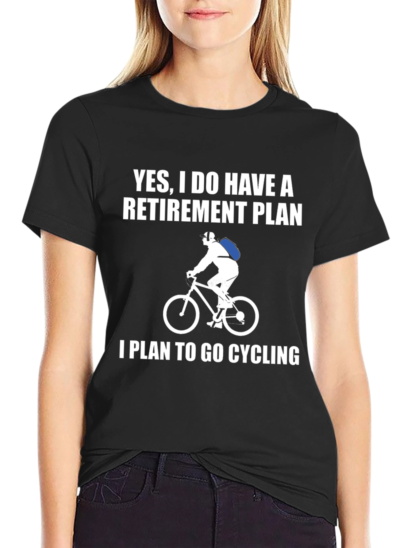 Cycling Retirement Plan Graphic T-Shirt