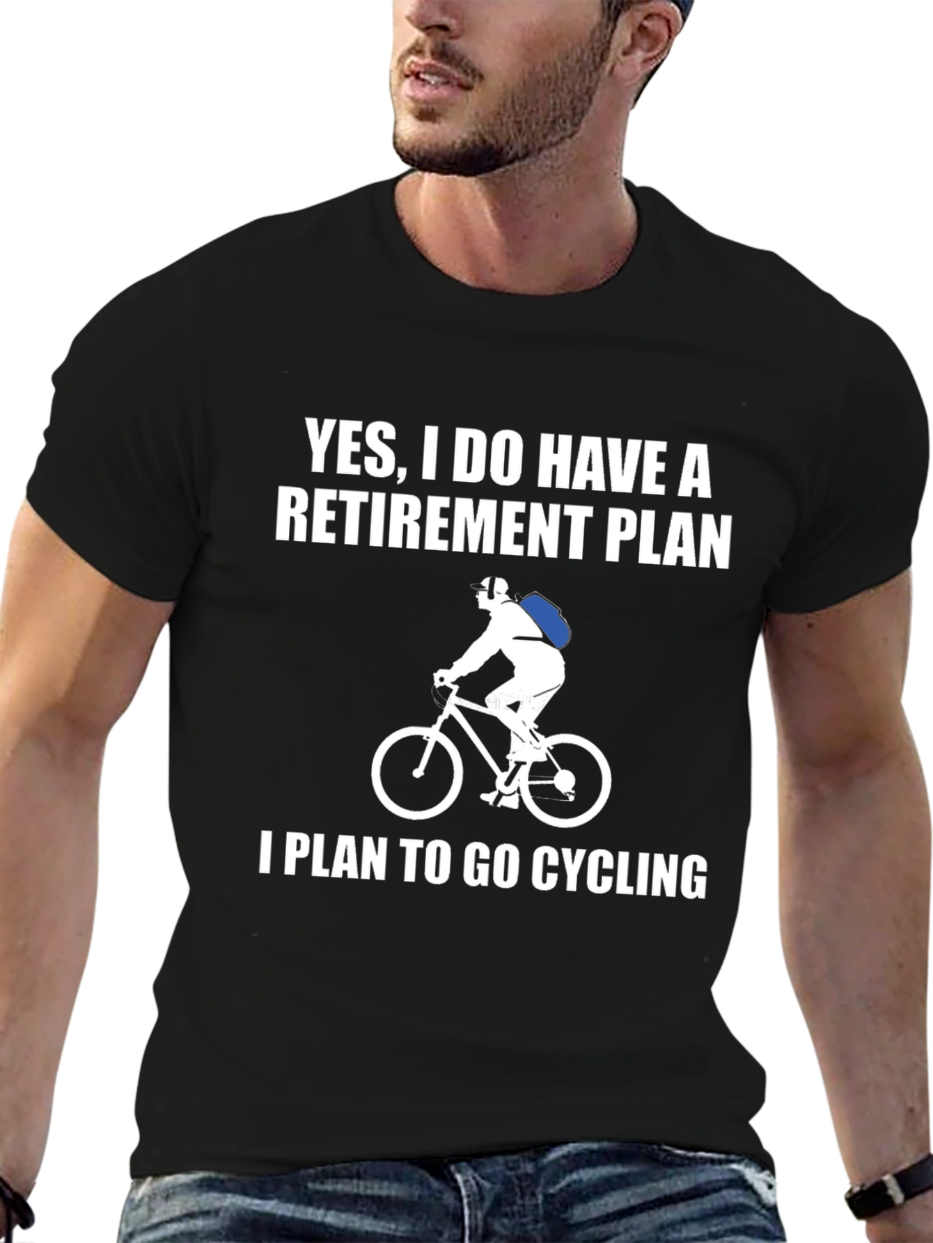 Cycling Retirement Plan Graphic T-Shirt