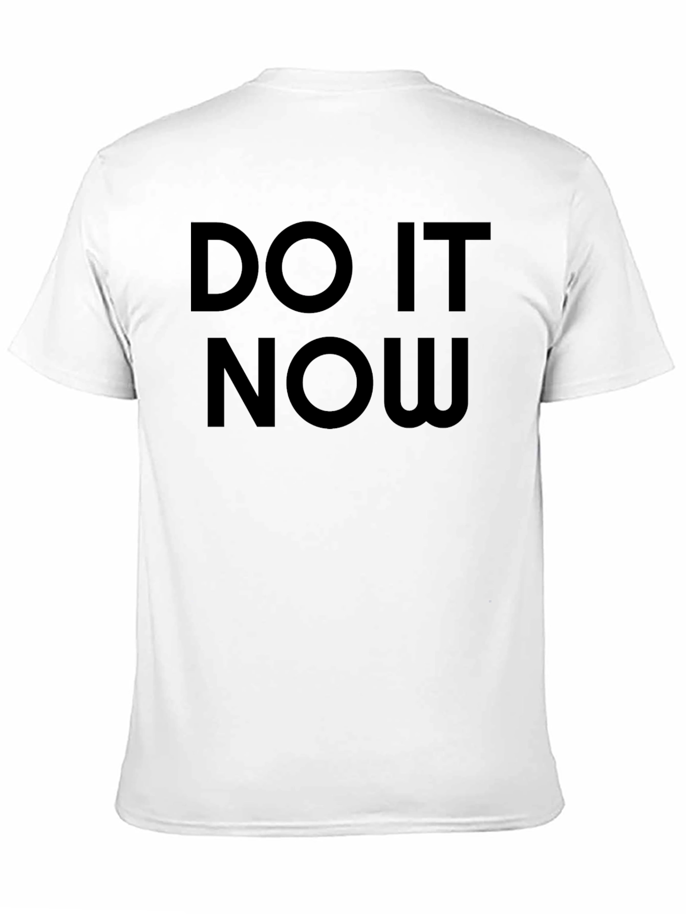 Do It Now Black Graphic Tee