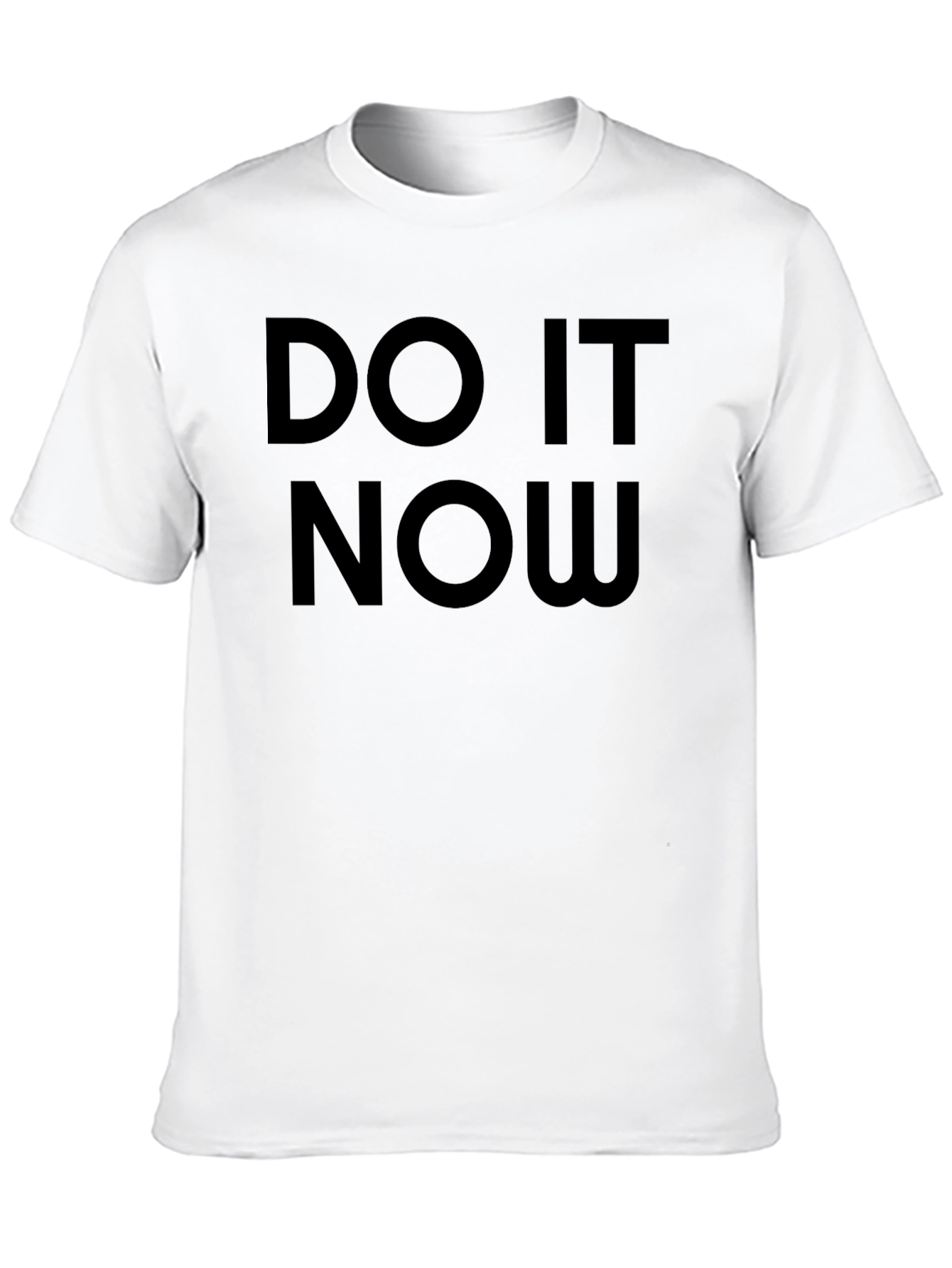 Do It Now Black Graphic Tee