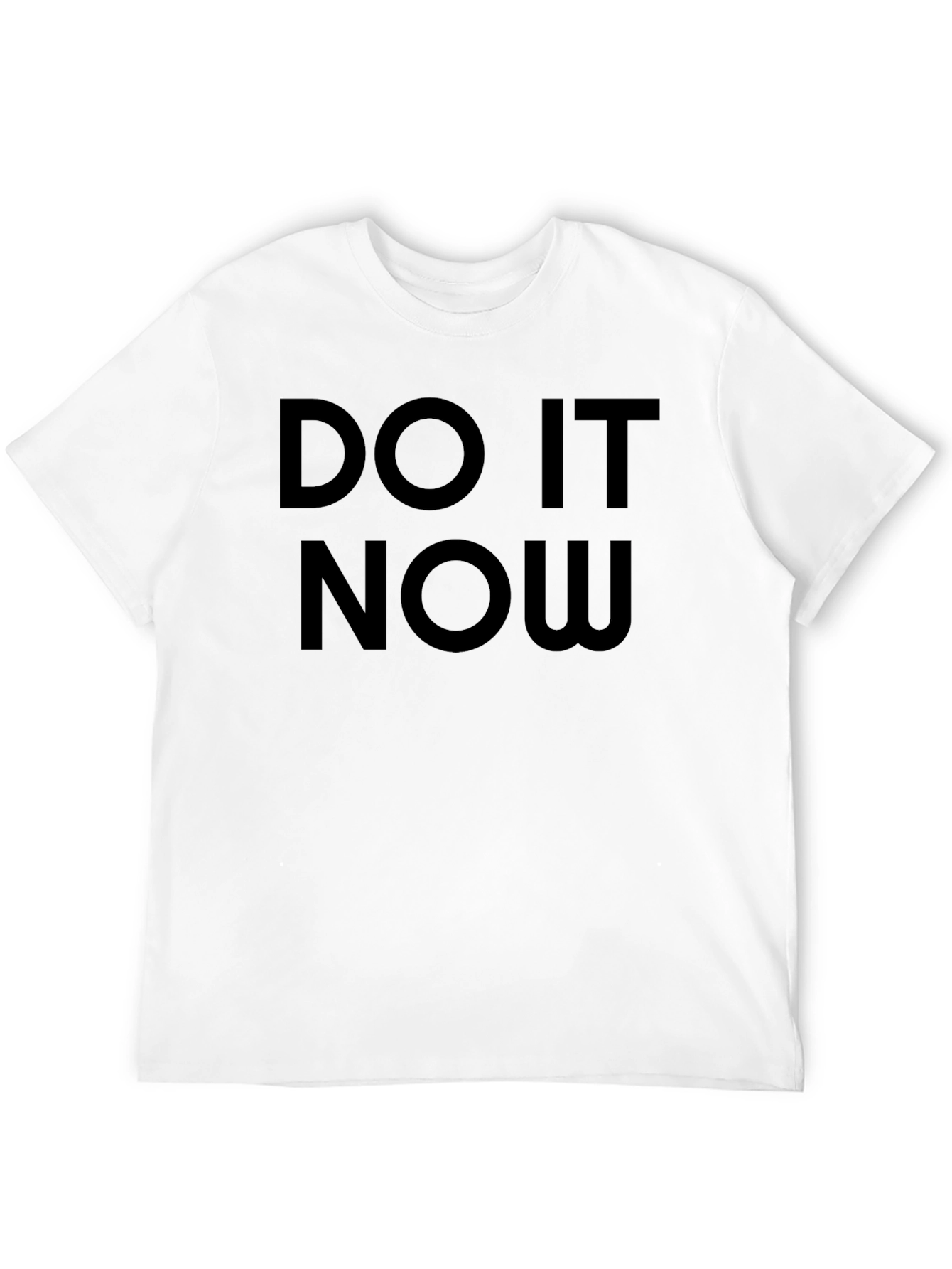 Do It Now Black Graphic Tee