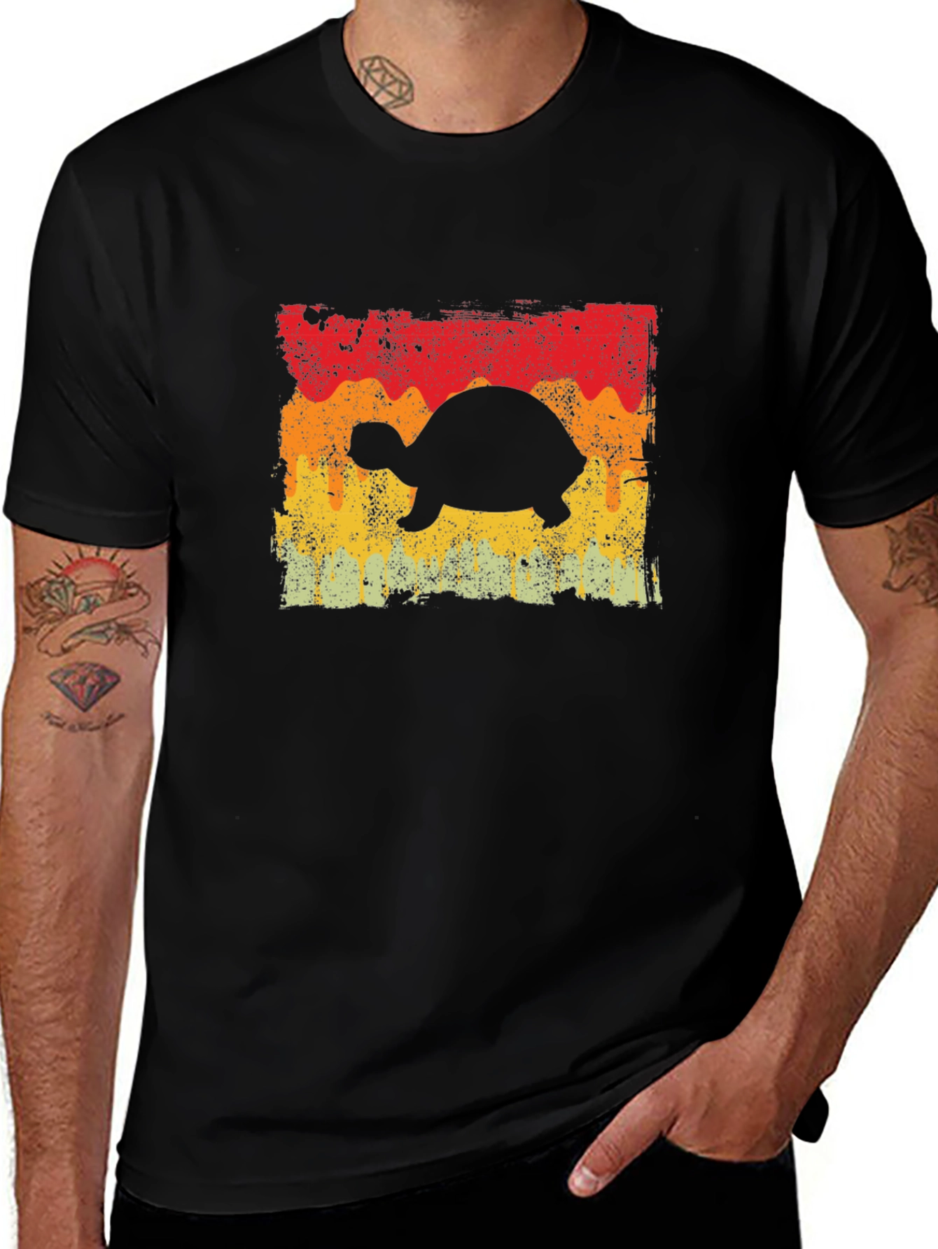 Retro Turtle Graphic Tee