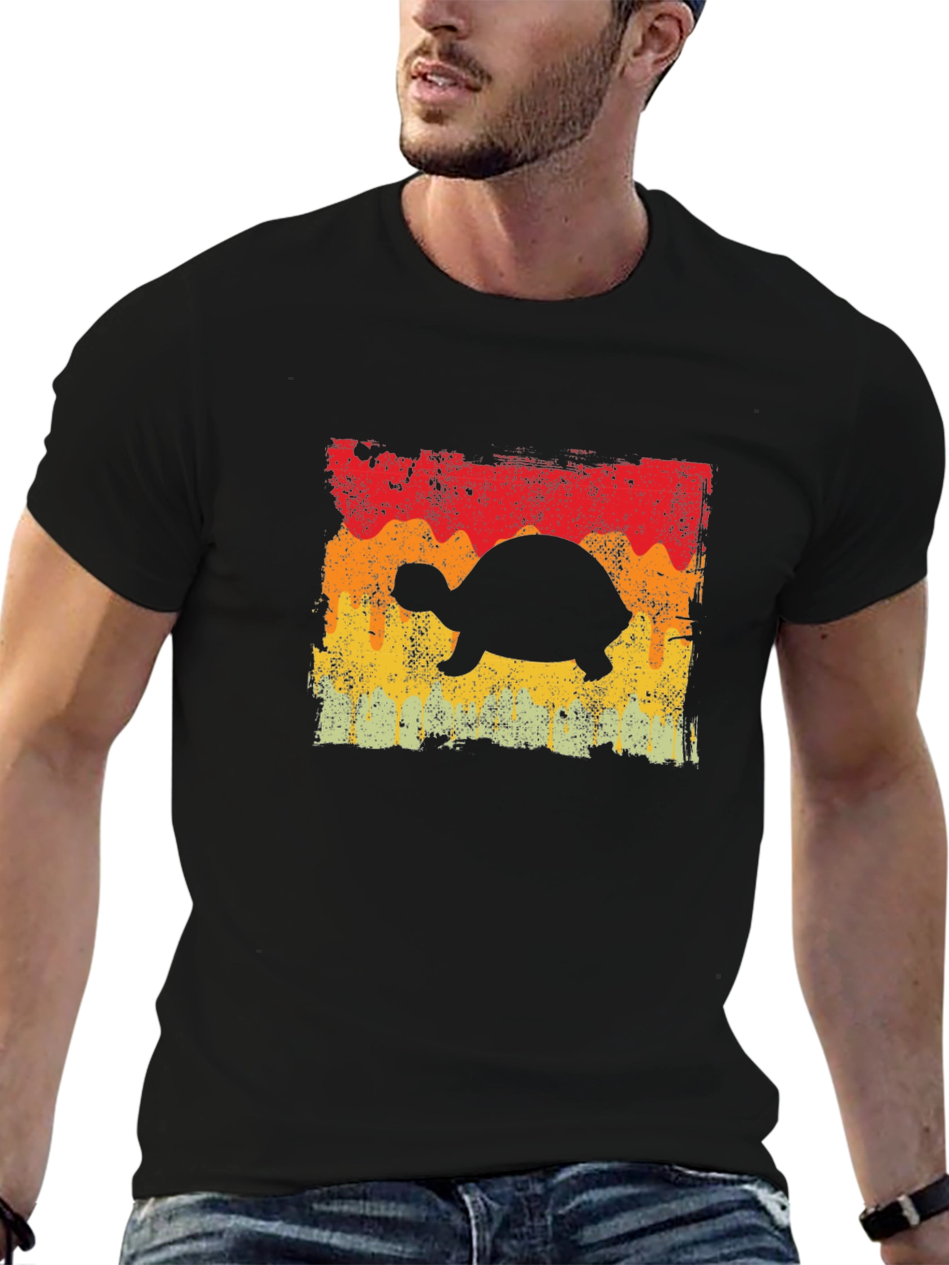 Retro Turtle Graphic Tee