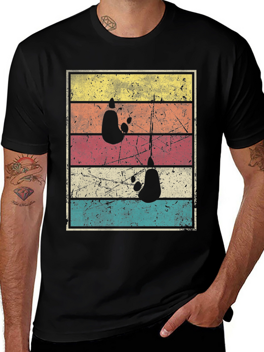 Retro Panda Bear T-Shirt - Distressed Graphic Tee