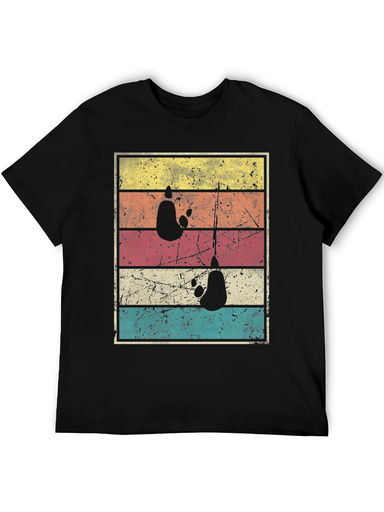 Retro Panda Bear T-Shirt - Distressed Graphic Tee