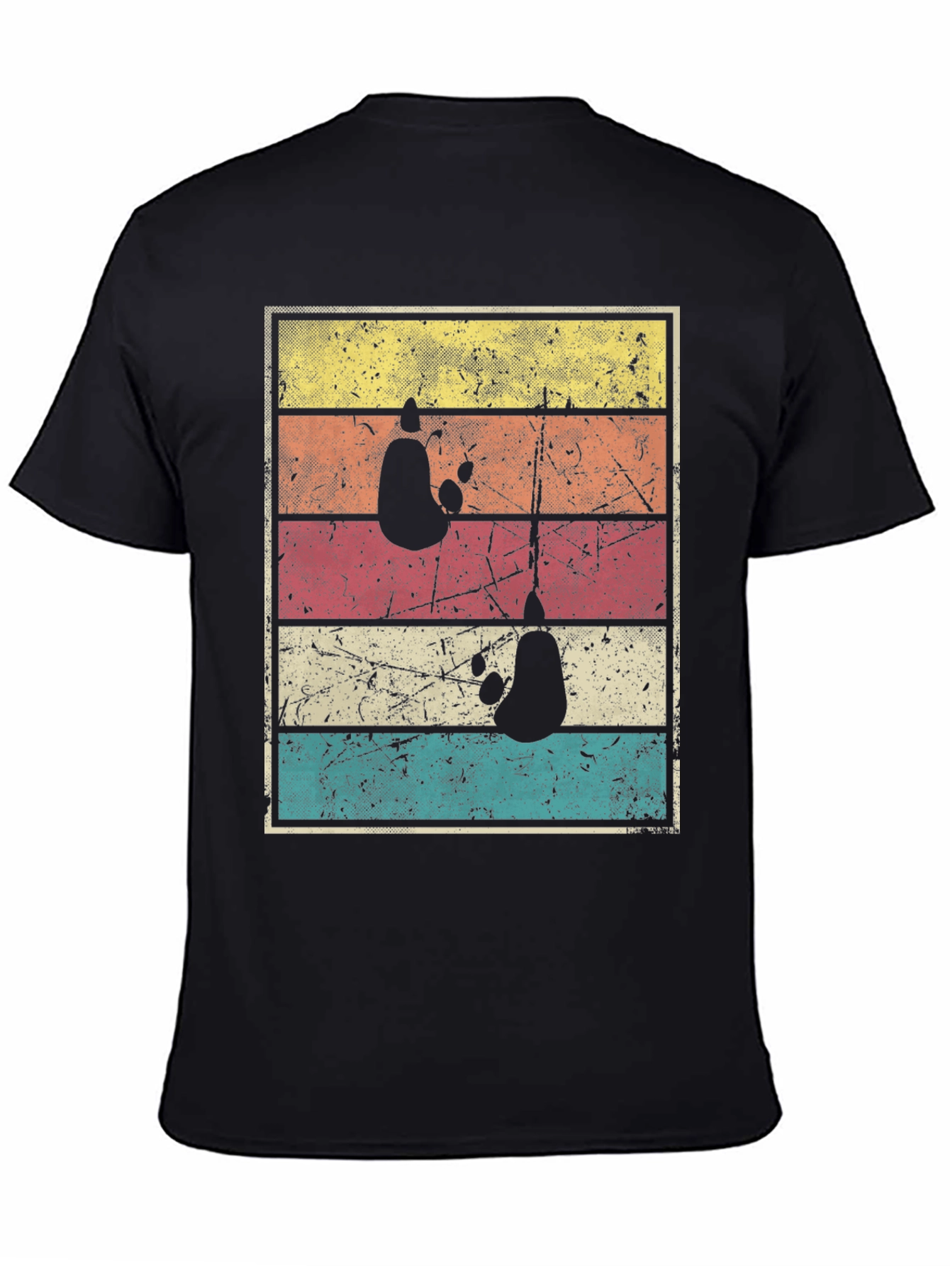 Retro Panda Bear T-Shirt - Distressed Graphic Tee