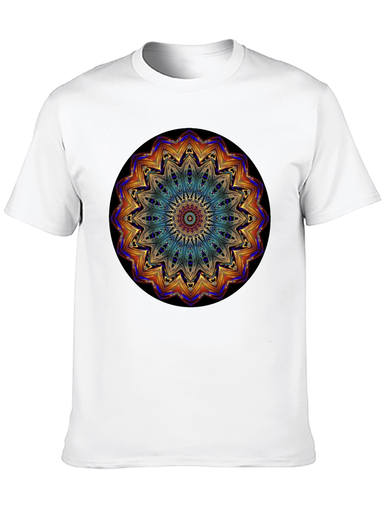 Mandala Art Black T-Shirt